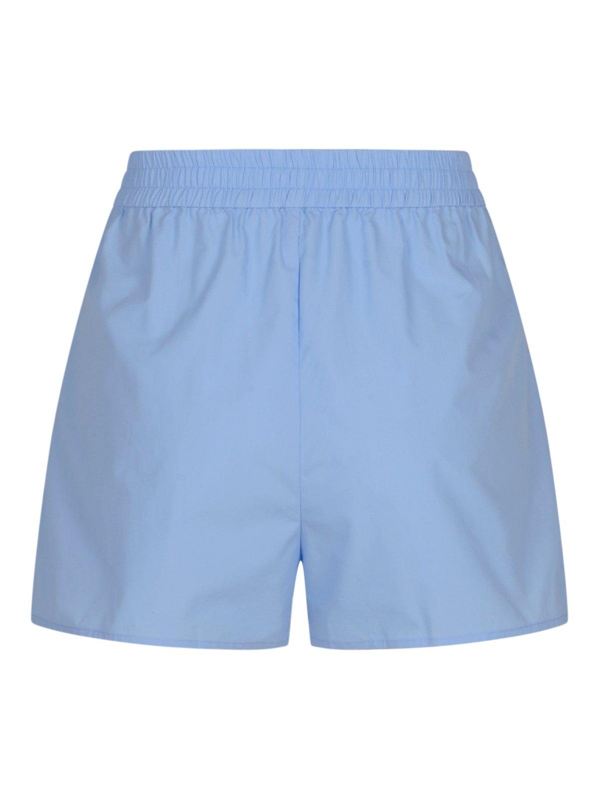 Shop Alexander Wang Petit Shorts In Chambray Blue