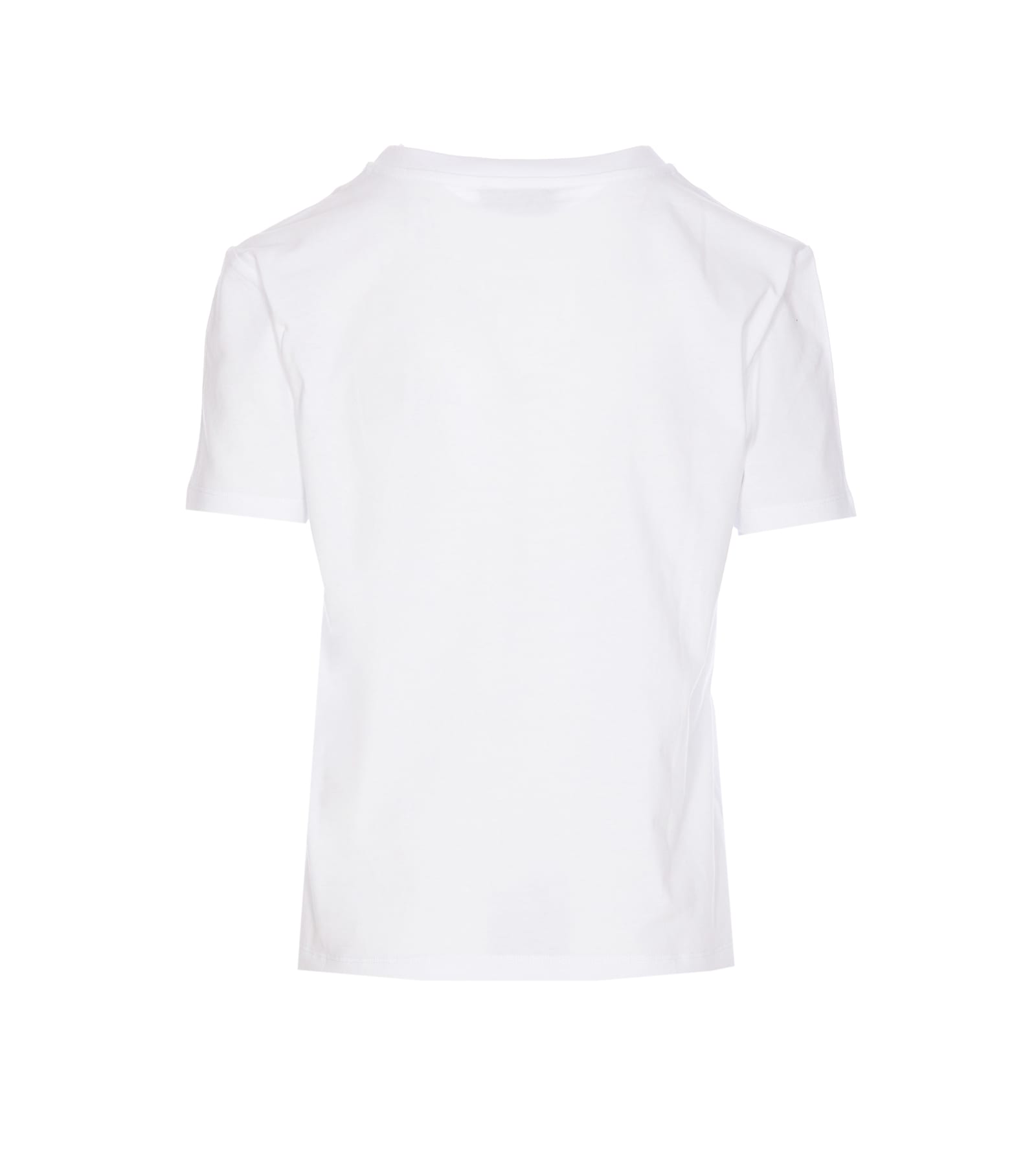 Shop Twinset Logo T-shirt In White