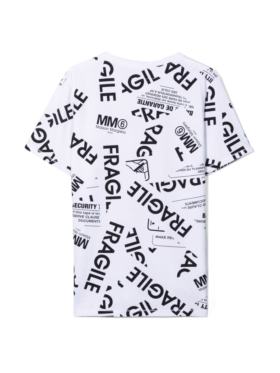 Mm6 Maison Margiela T-shirt In White