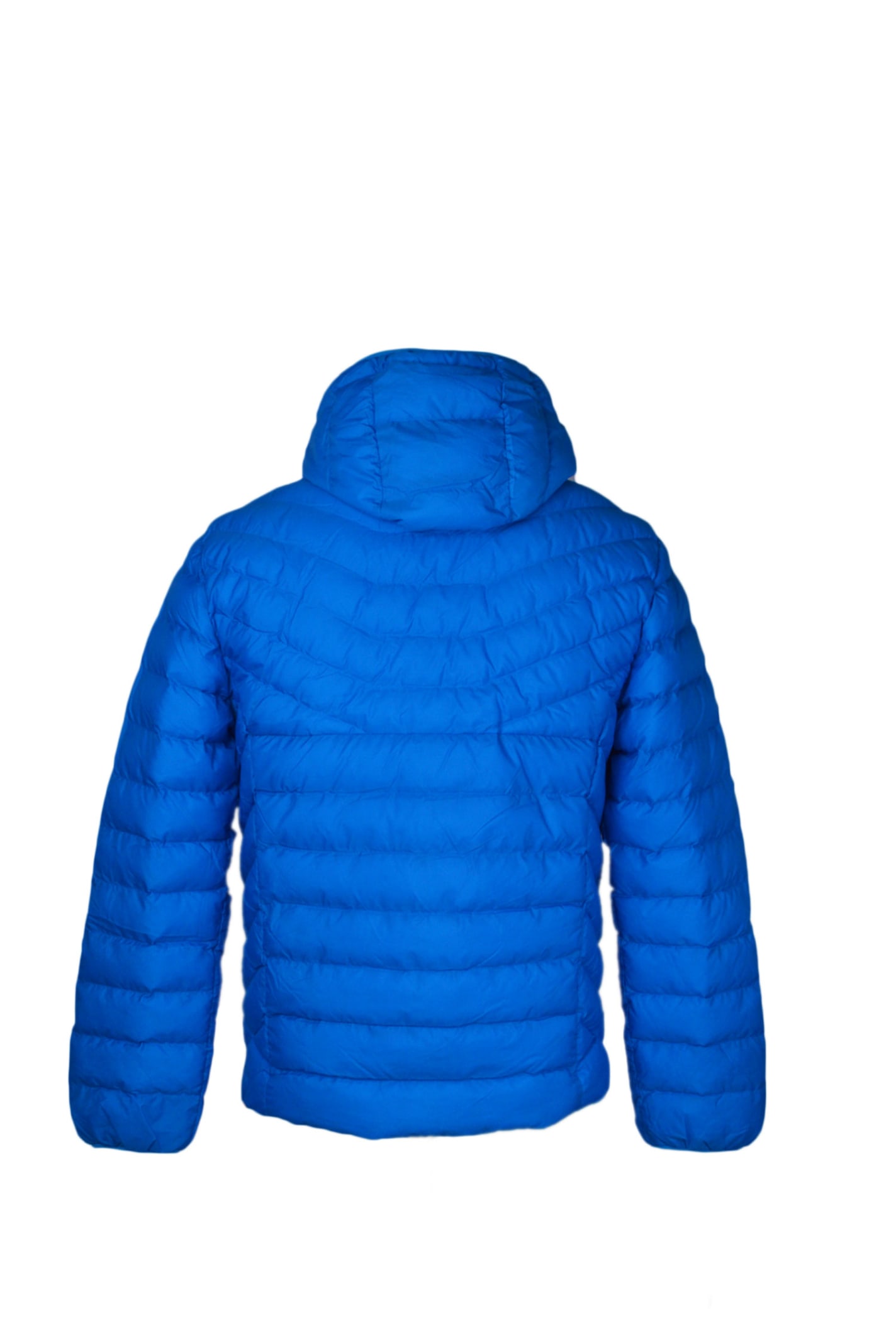 Shop Polo Ralph Lauren Down Jacket In Clear Blue