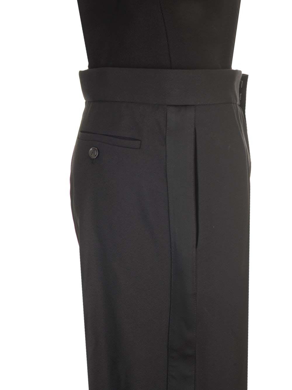 Shop Alaïa Tuxedo Jumpsuit In Black