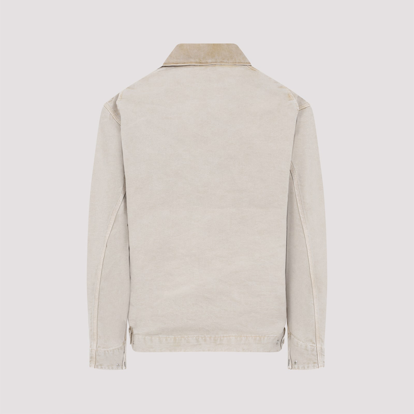 Carhartt Detroit Jacket Organic Cotton Long Sleeves In White