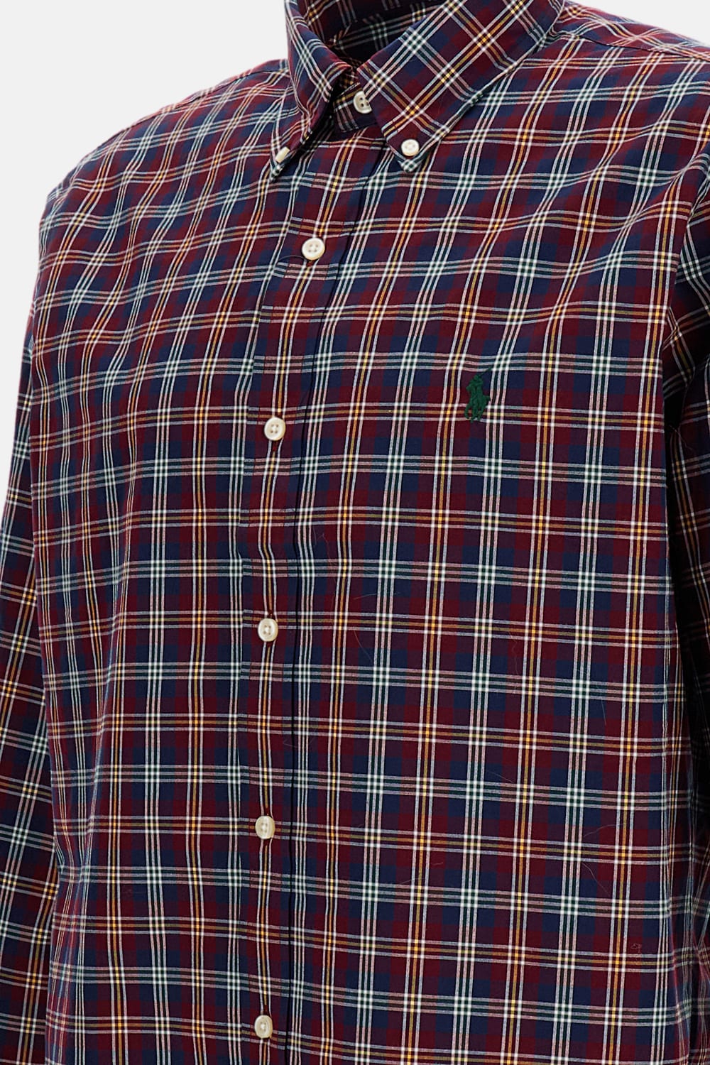Polo Ralph Lauren Long Sleeve Sport Shirt In Red