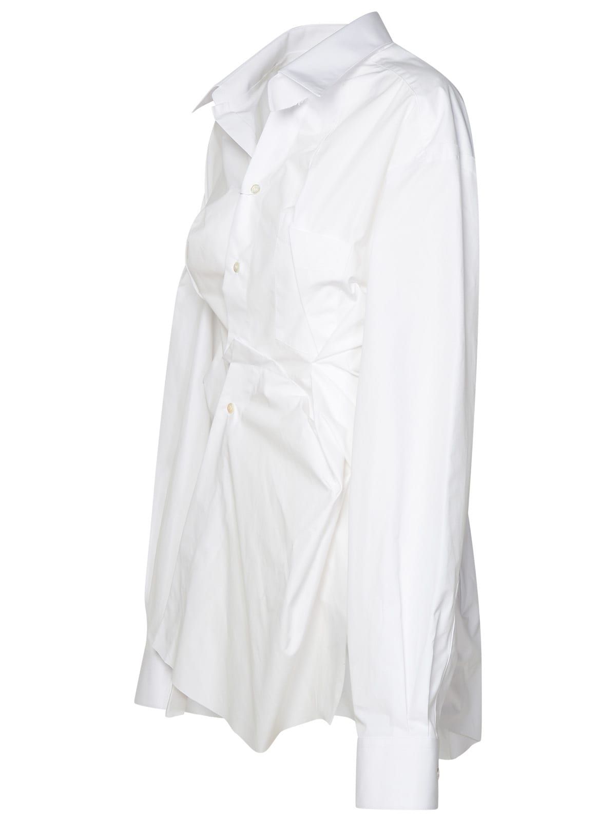 Shop Maison Margiela White Cotton Shirt