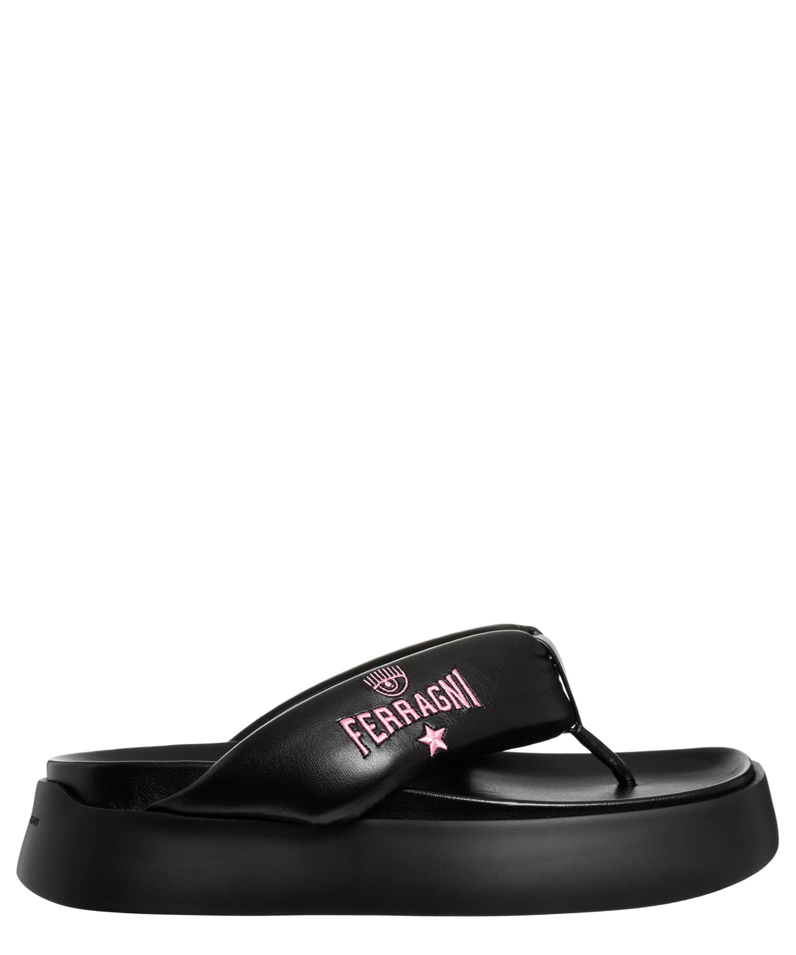 Shop Chiara Ferragni Sandals In Black