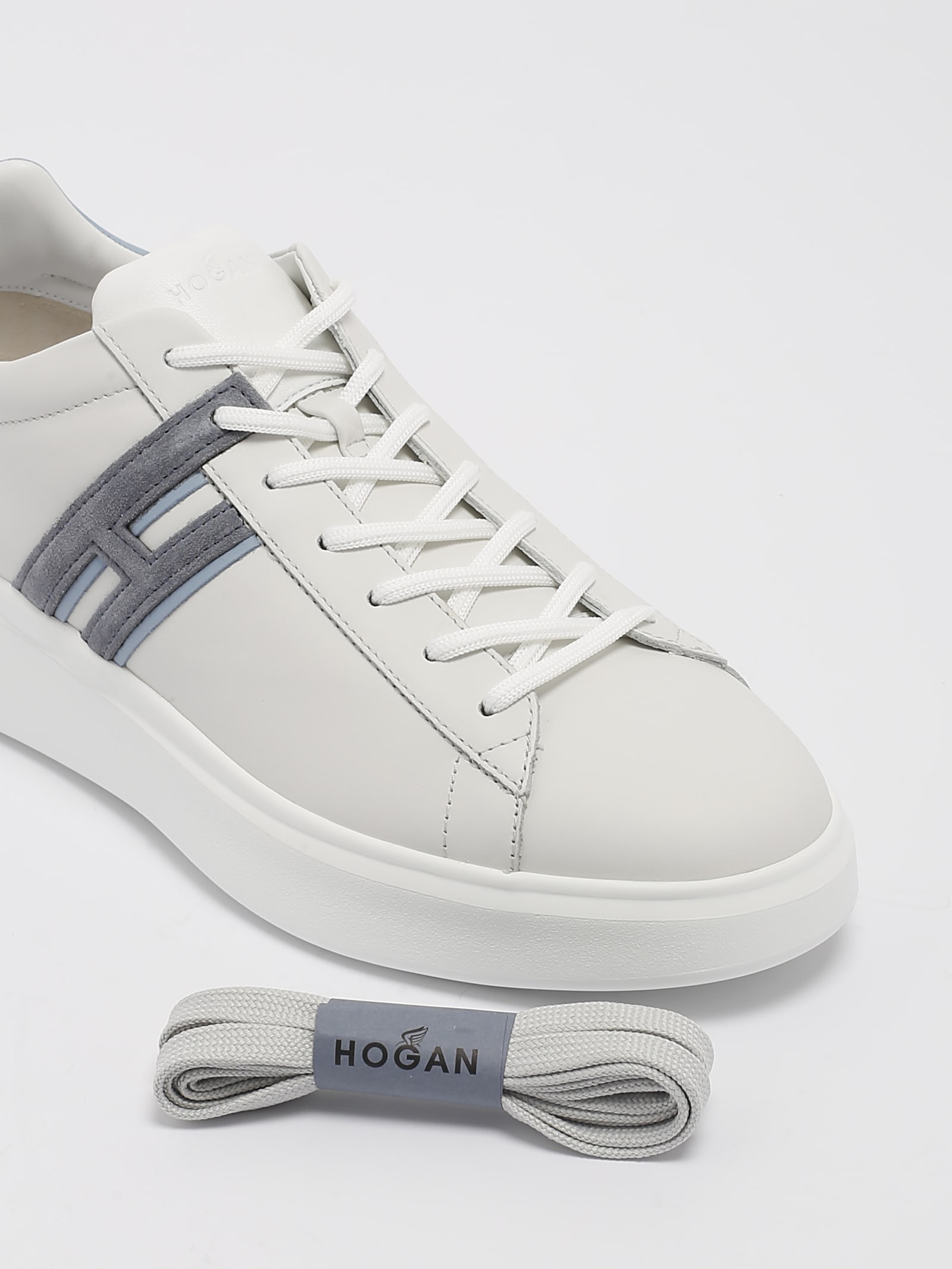 Shop Hogan H580 Allacc. H Slash Sneaker In Bianco