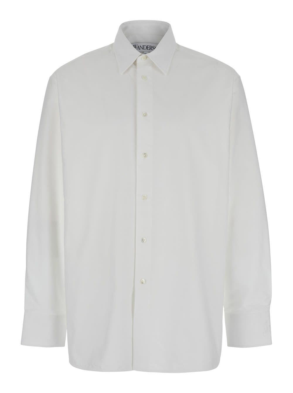 J.W. Anderson J. W. Anderson White Shirt With Classic Collar In Cotton Man