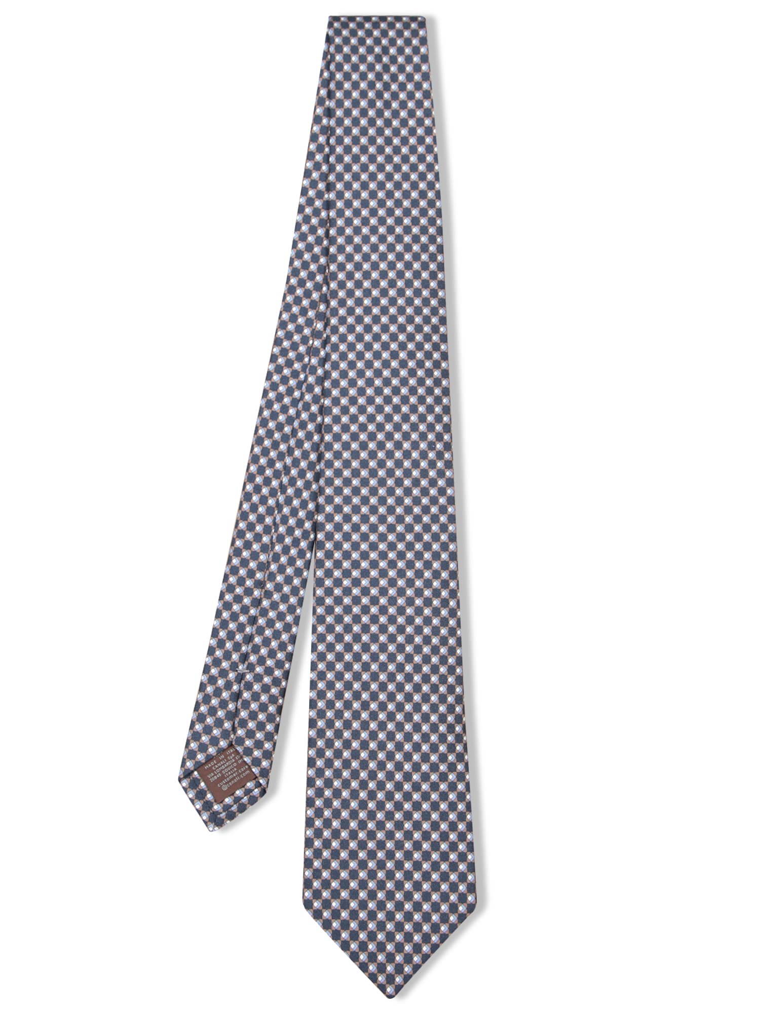 Geometric Mini Pattern Multicolor Tie