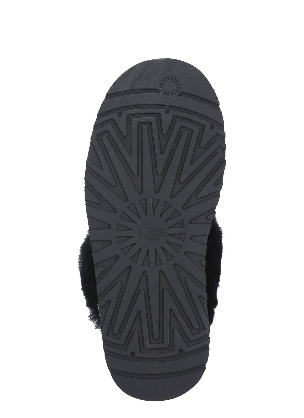 Ugg W Funkette Suede Slip-on Shoe In Black