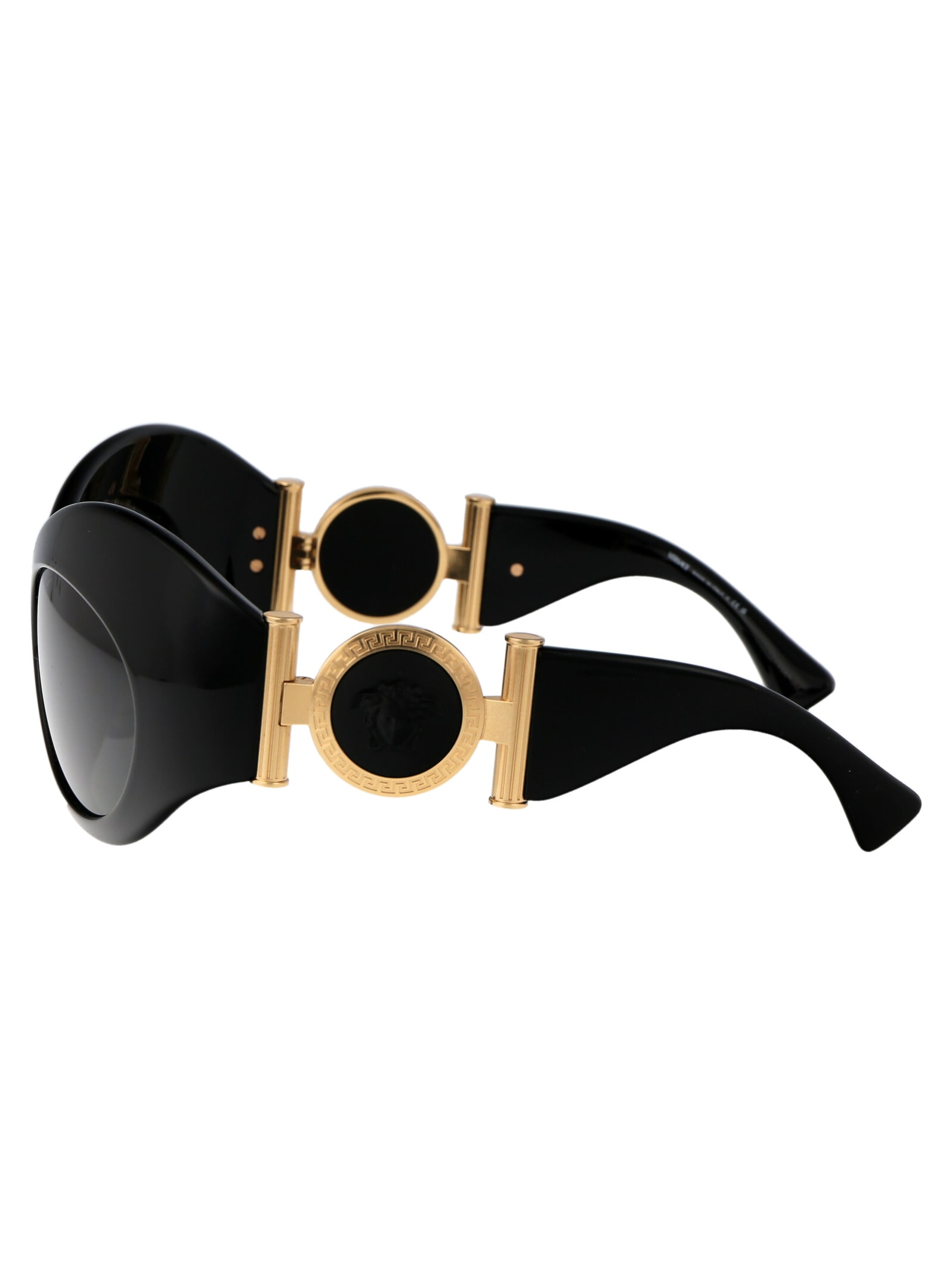 Shop Versace 0ve4462 Sunglasses In Gb1/87 Black