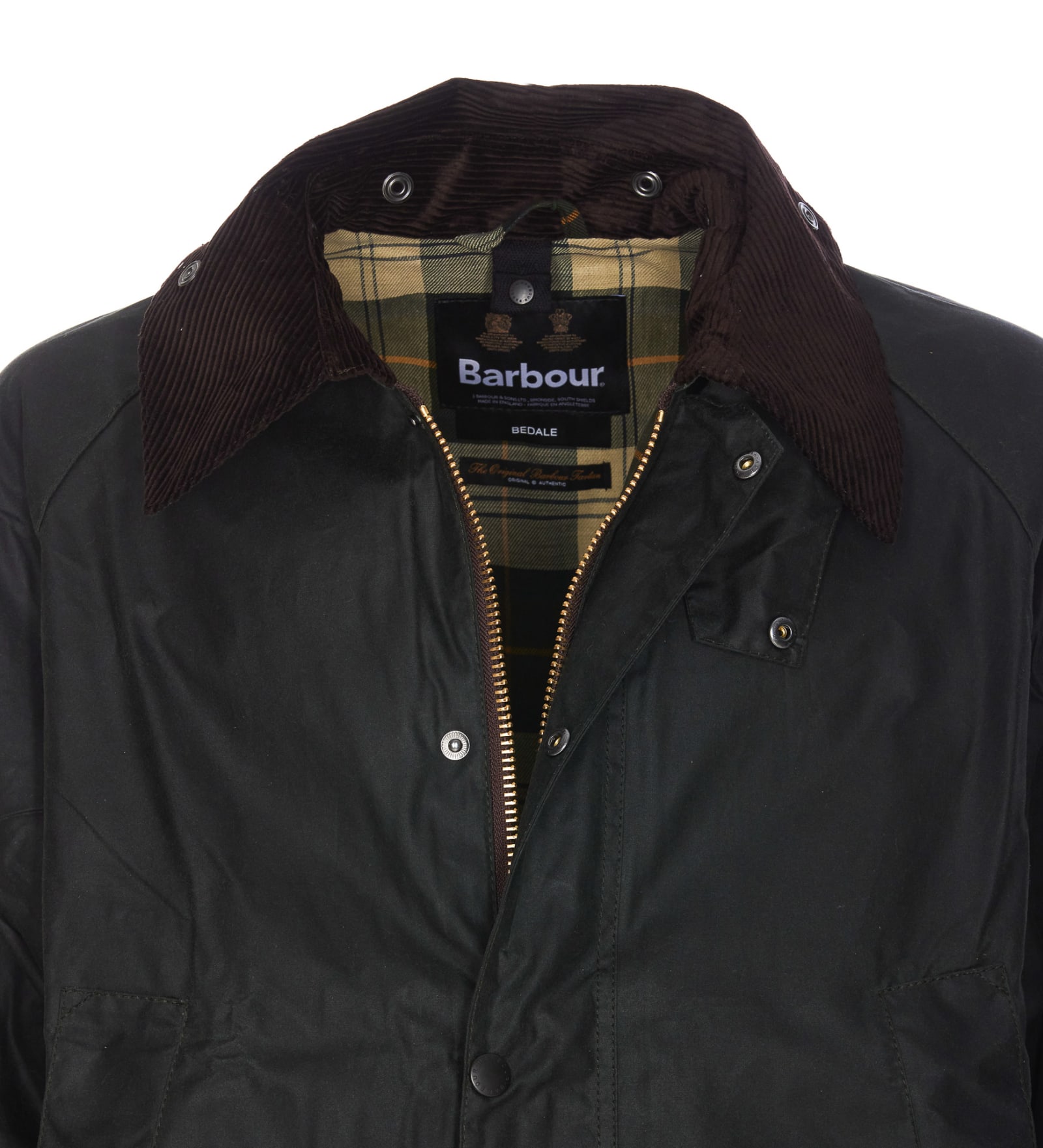 Shop Barbour Bedale Wax Jacket In Green