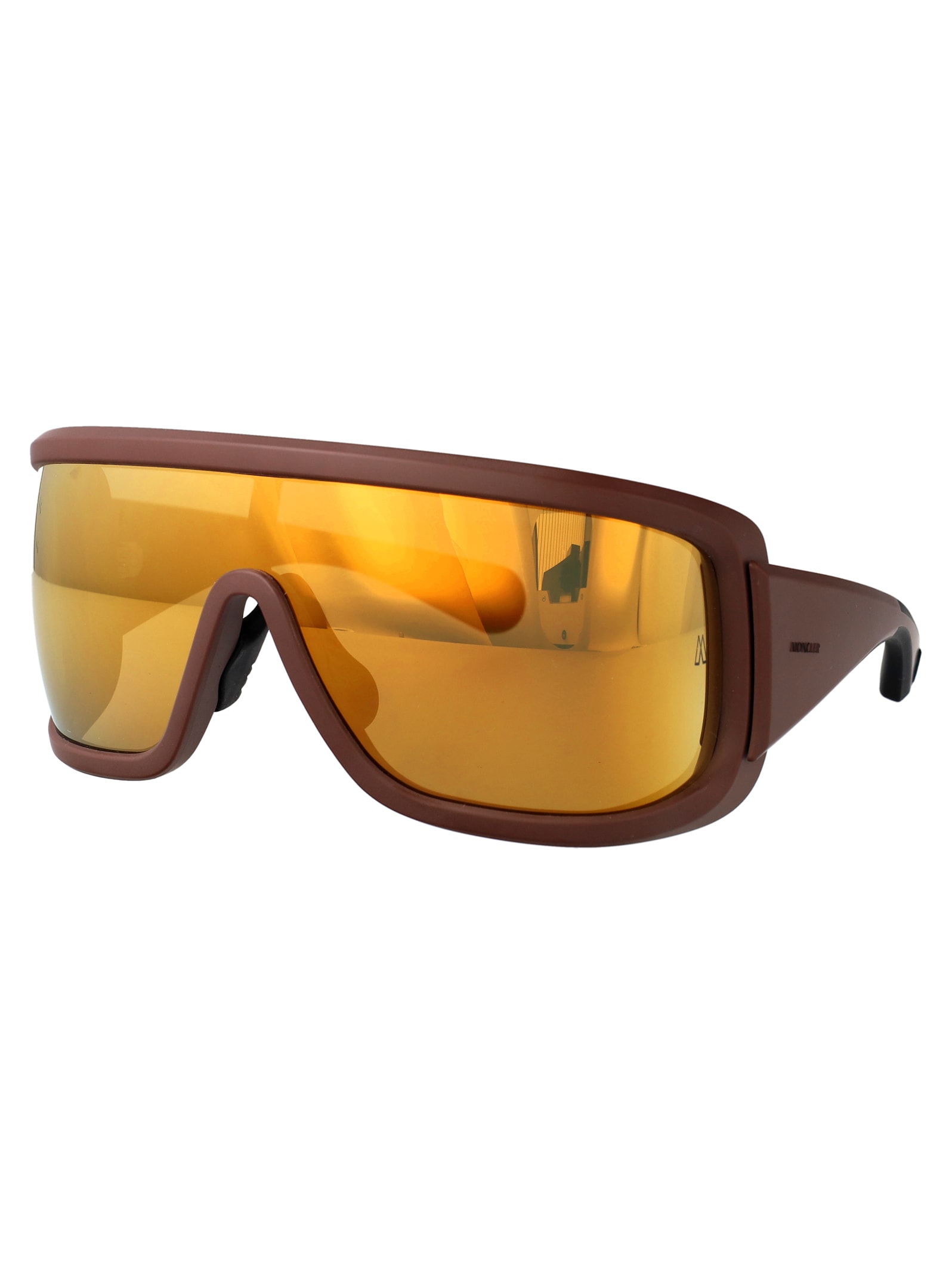 Moncler Lunettes De Soleil Snowseeker In Brown