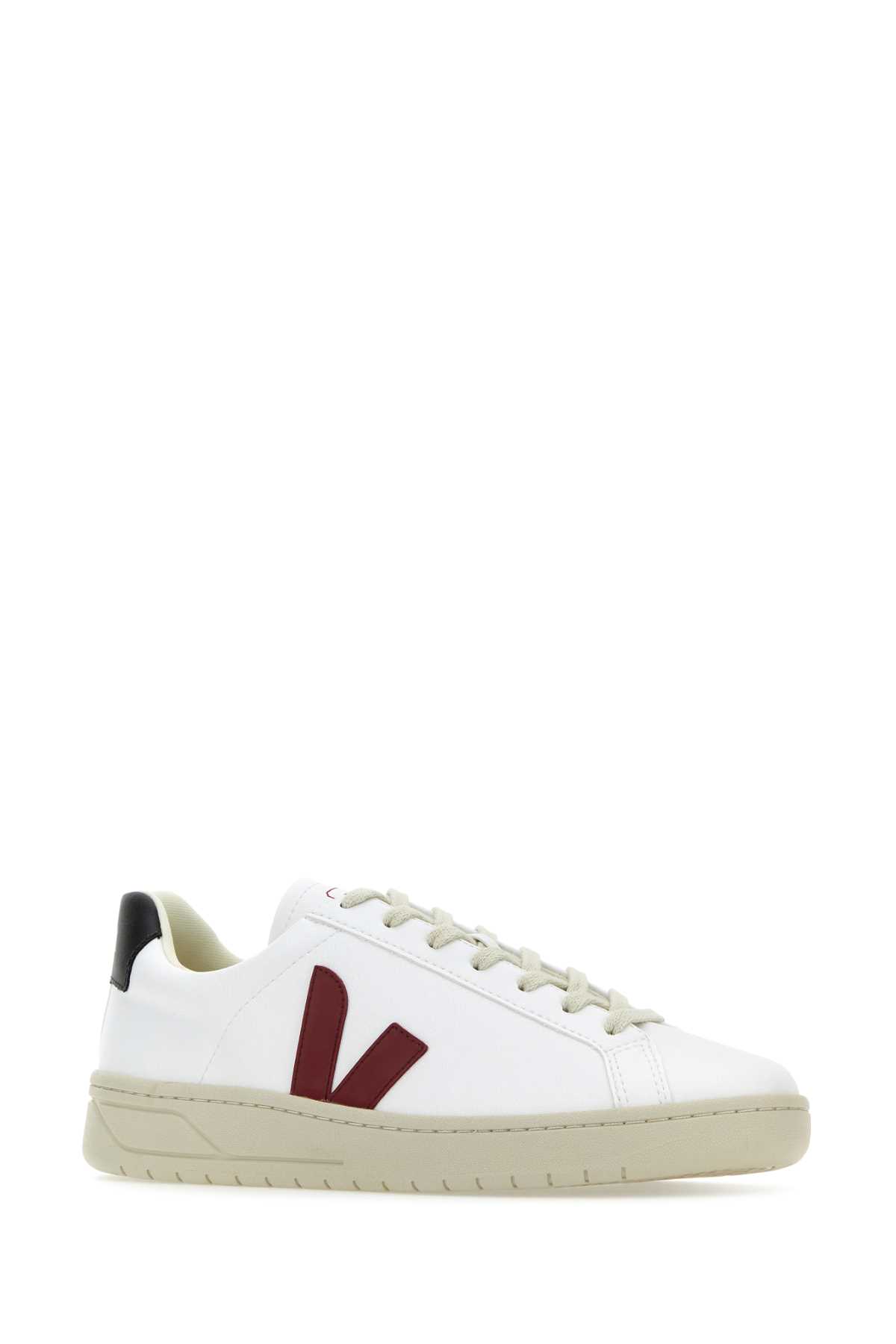 Veja White Synthetic Leather Urca Sneakers In Whitemarsalablack