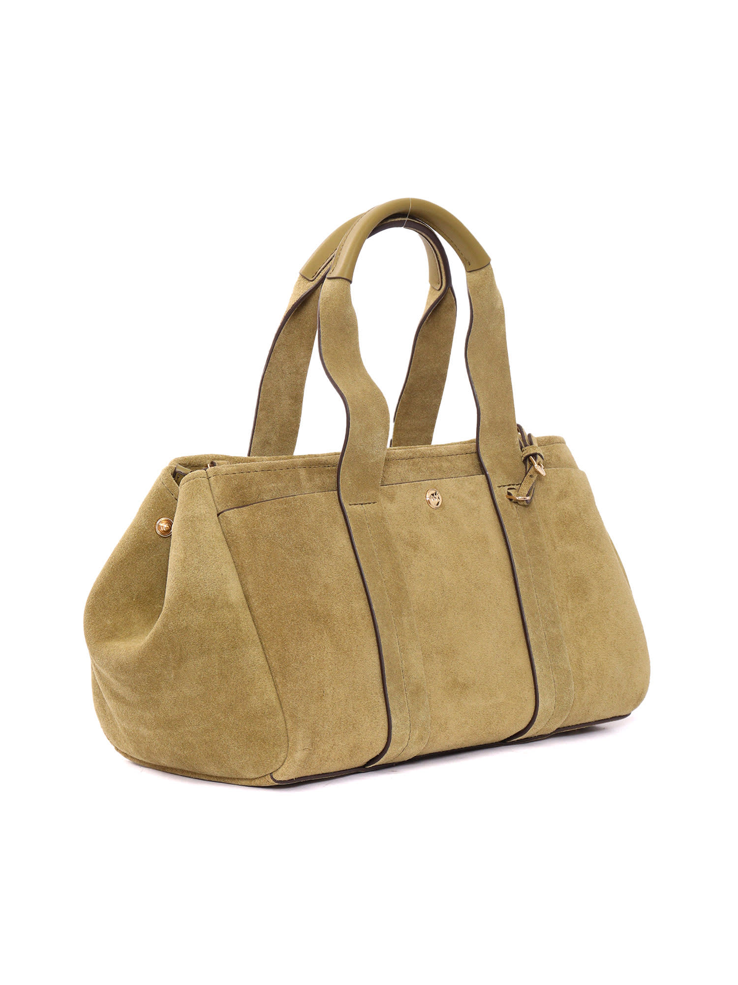 Michael Kors Romee Satchel Bag In Neutral