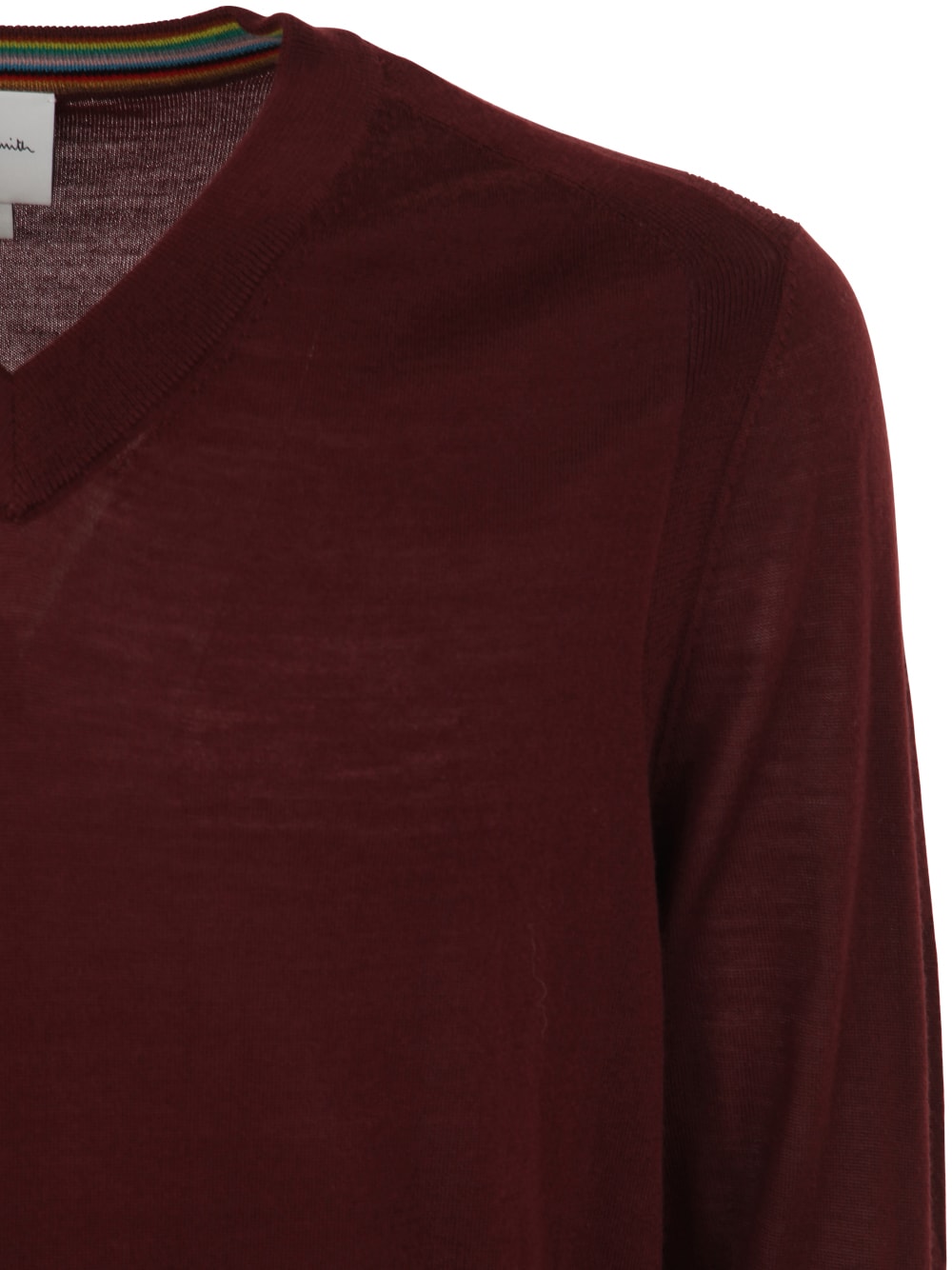 Shop Paul Smith Mens Sweater V Neck In Reds