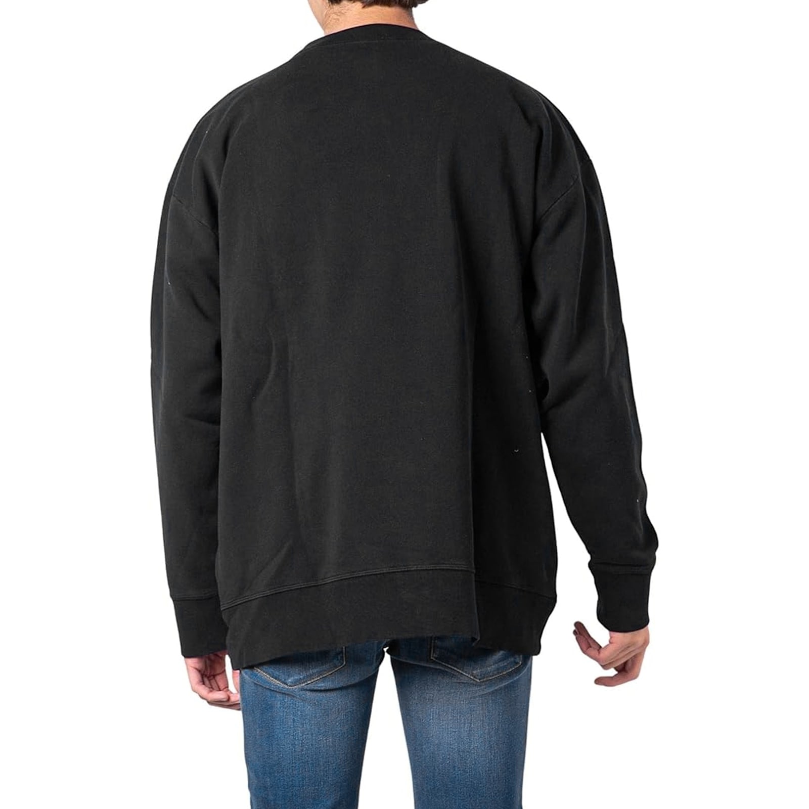 Shop Dsquared2 Cotton Logo Sweatshirt In Black