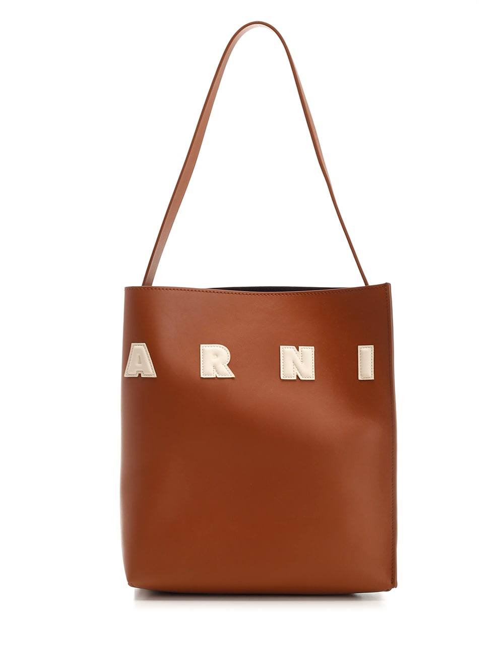 Shop Marni Small Museo Shoulder Bag In Leather