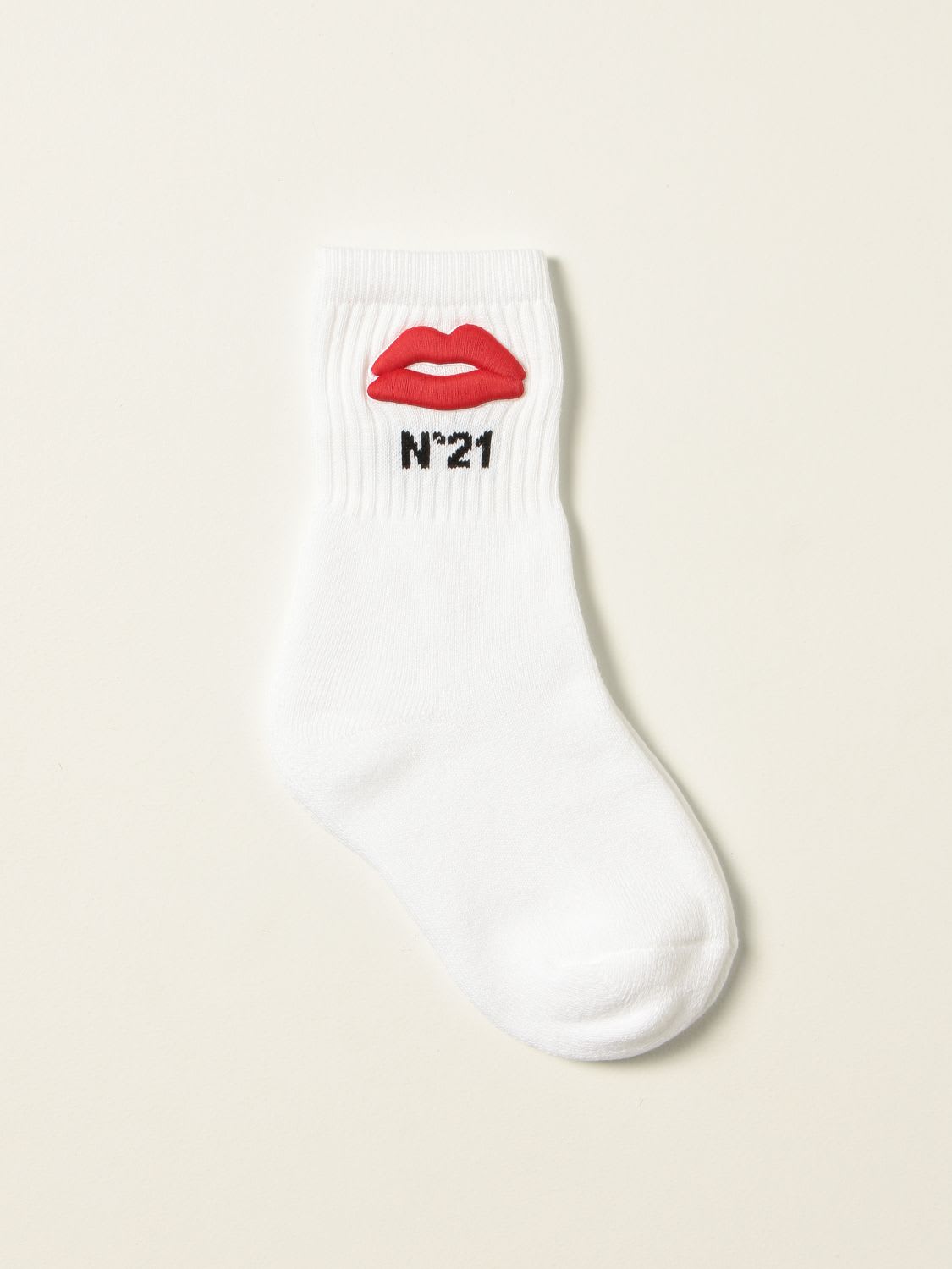 N.21 N° 21 Socks N ° 21 Socks With Logo And Mouth