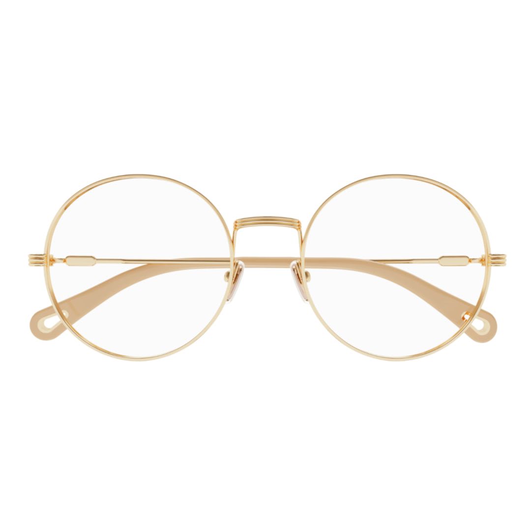 Chloé Ch0179o002 Gold Gold Transparent In Gold
