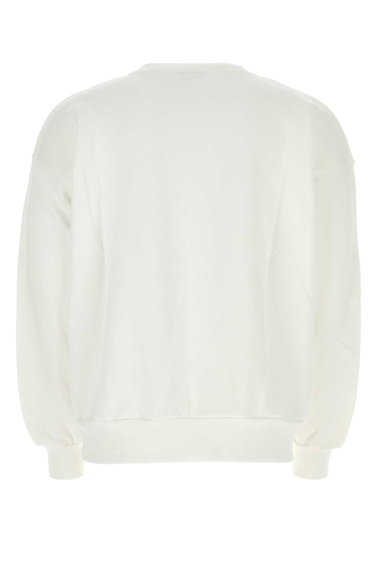 Botter White Cotton Sweatshirt In White Caribbean Couture Embr