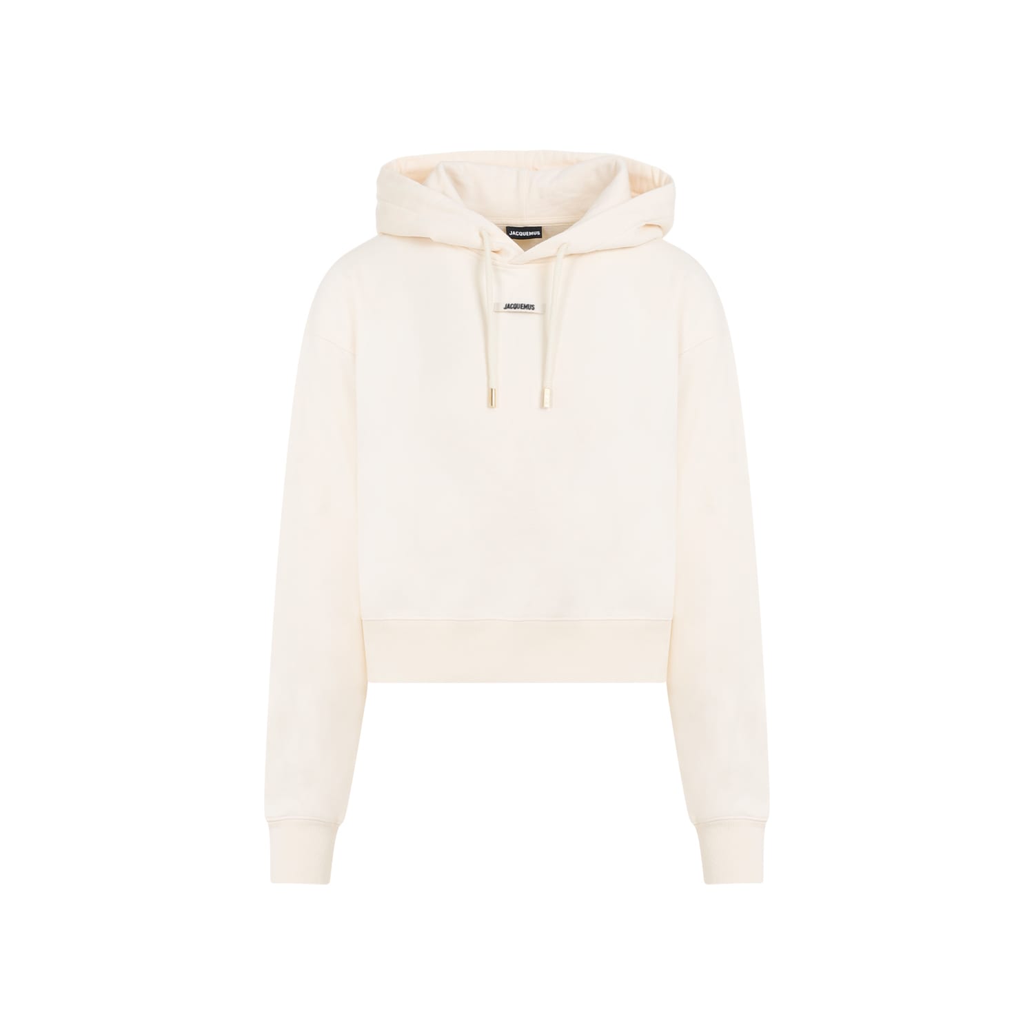 Shop Jacquemus Le Hoodie Gros Grain In Light Beige