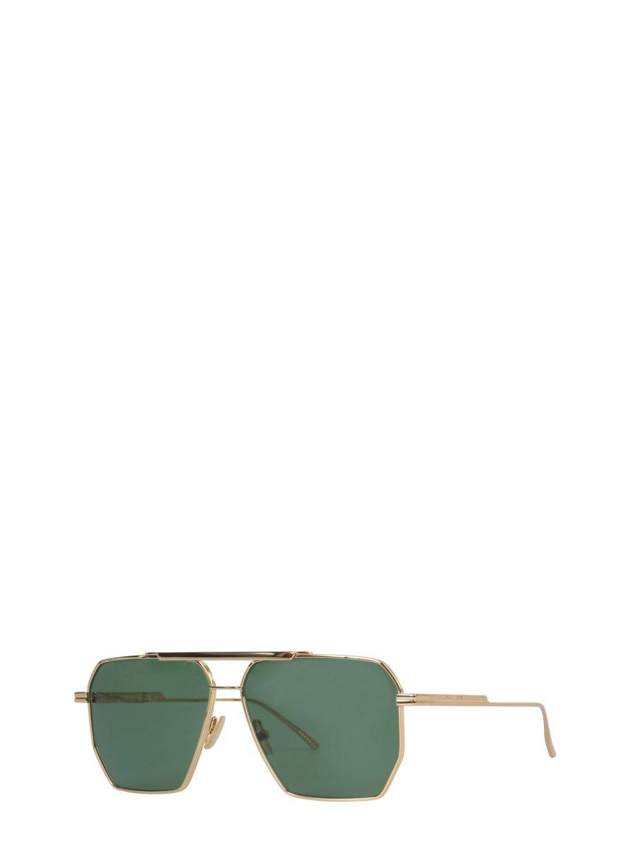 Bottega Veneta Geometric Navigator Sunglasses