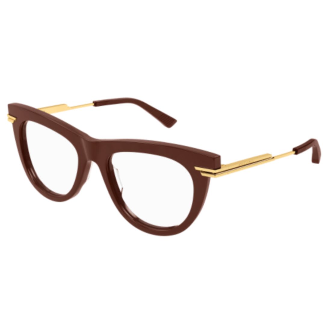 Bottega Veneta Bv1297o Linea Minimalist 003 Burgundy Gold Gloves In 003 Burgundy Gold Transpa