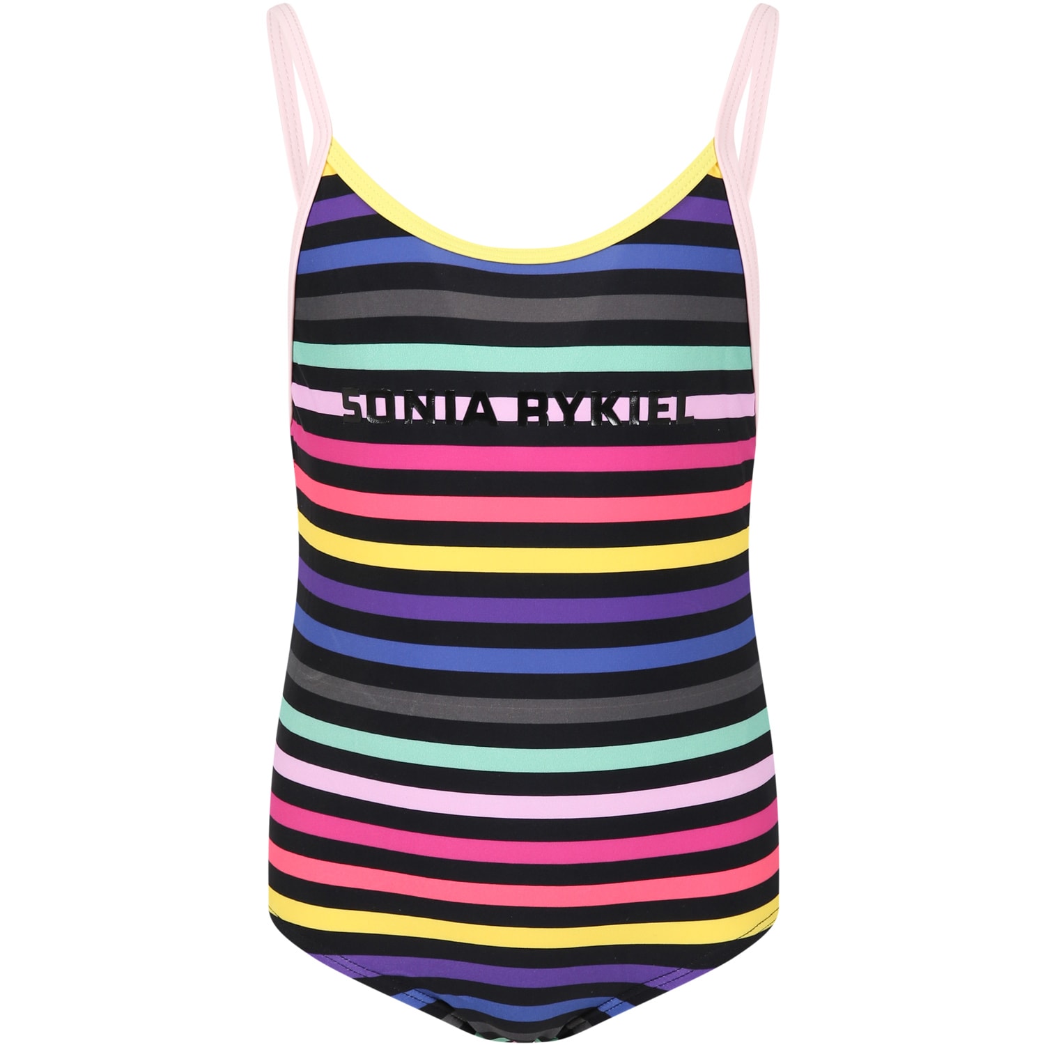Rykiel Enfant Kids' Multicolor Swimsuit For Girl Avec Logo