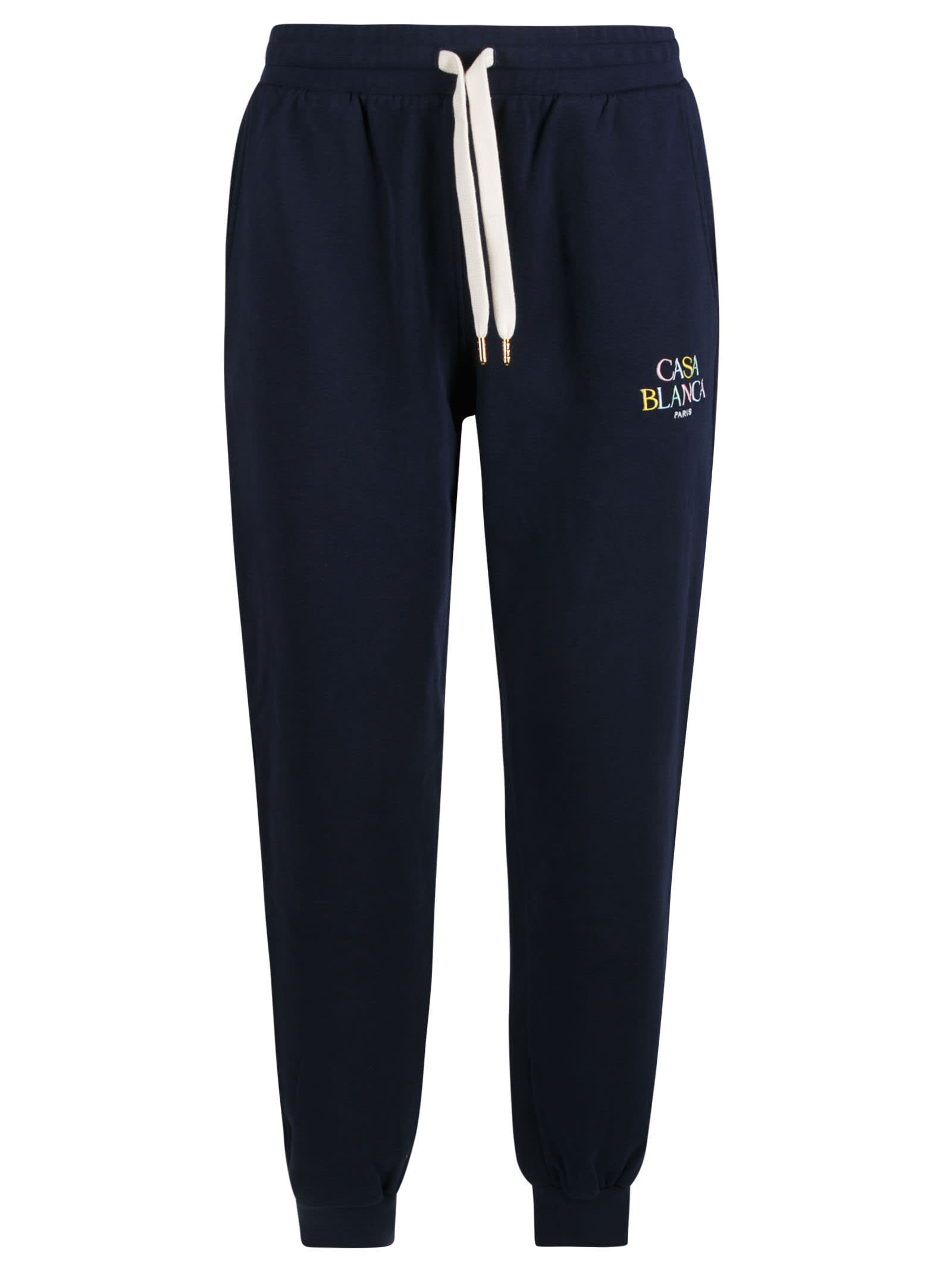 Casablanca Stacked Logo Embroidered Track Pants