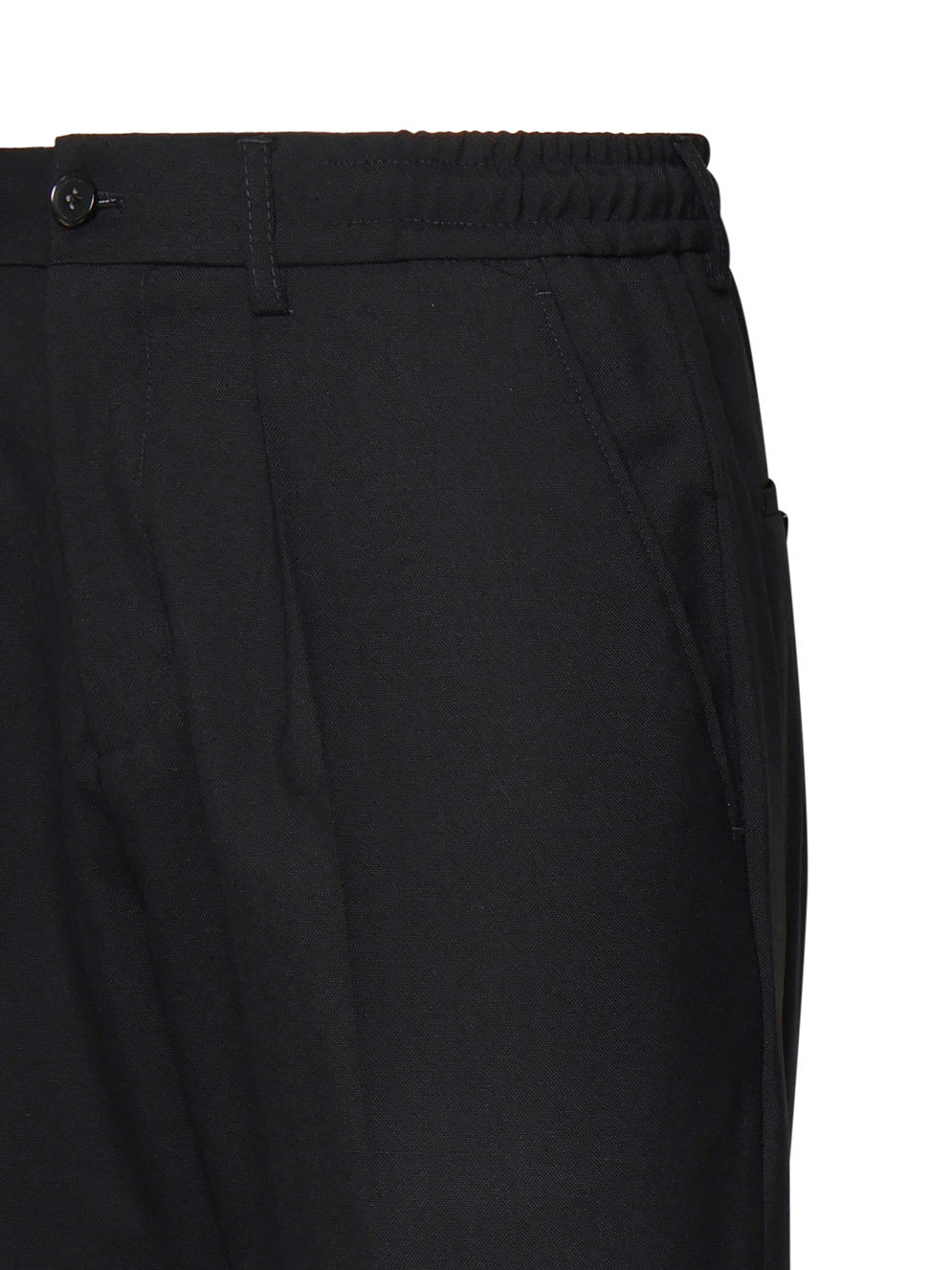 Shop Be Able Virgin Wool Trousers In Black