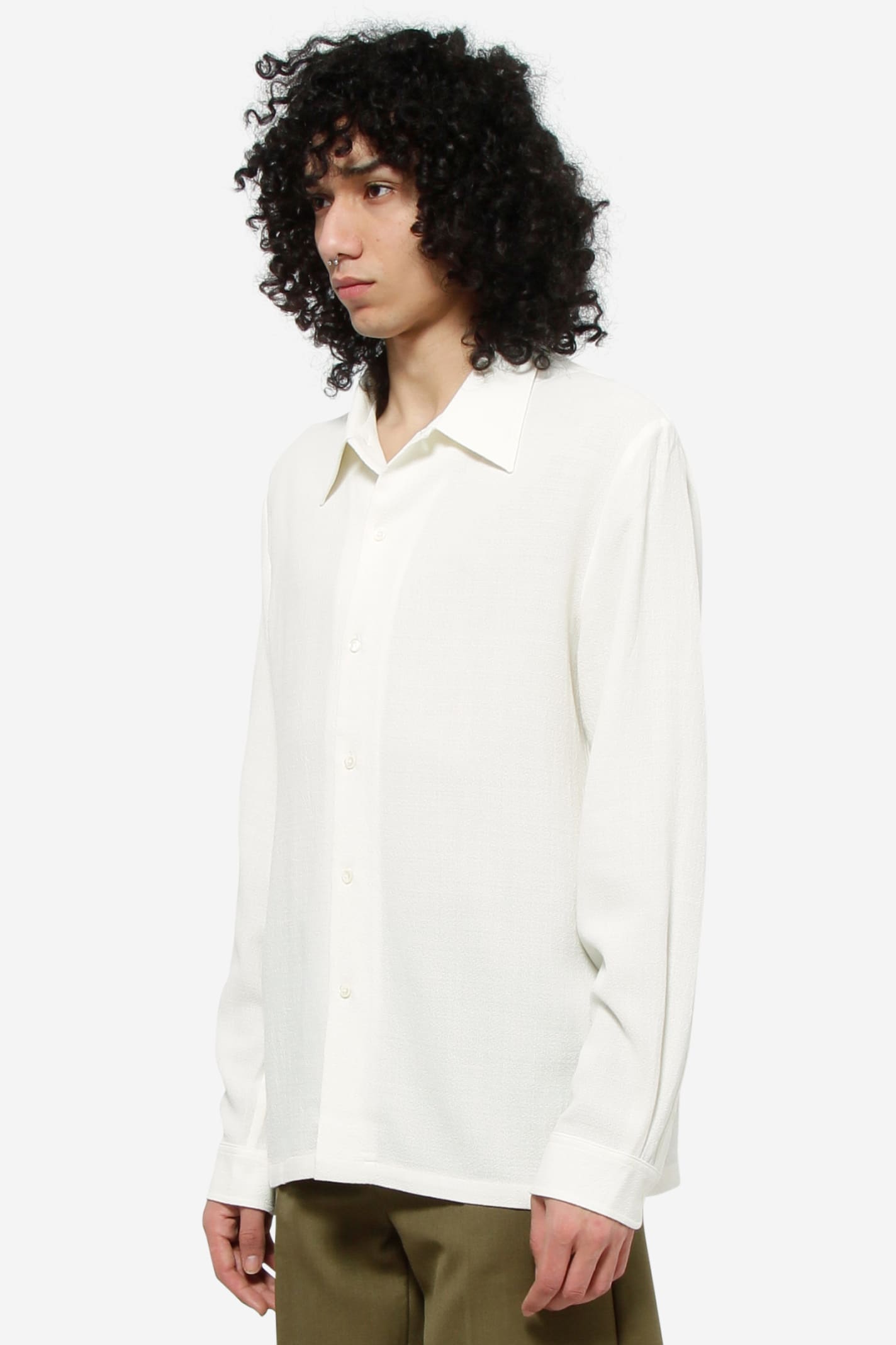 Shop Séfr Rampoua Shirt In Off White