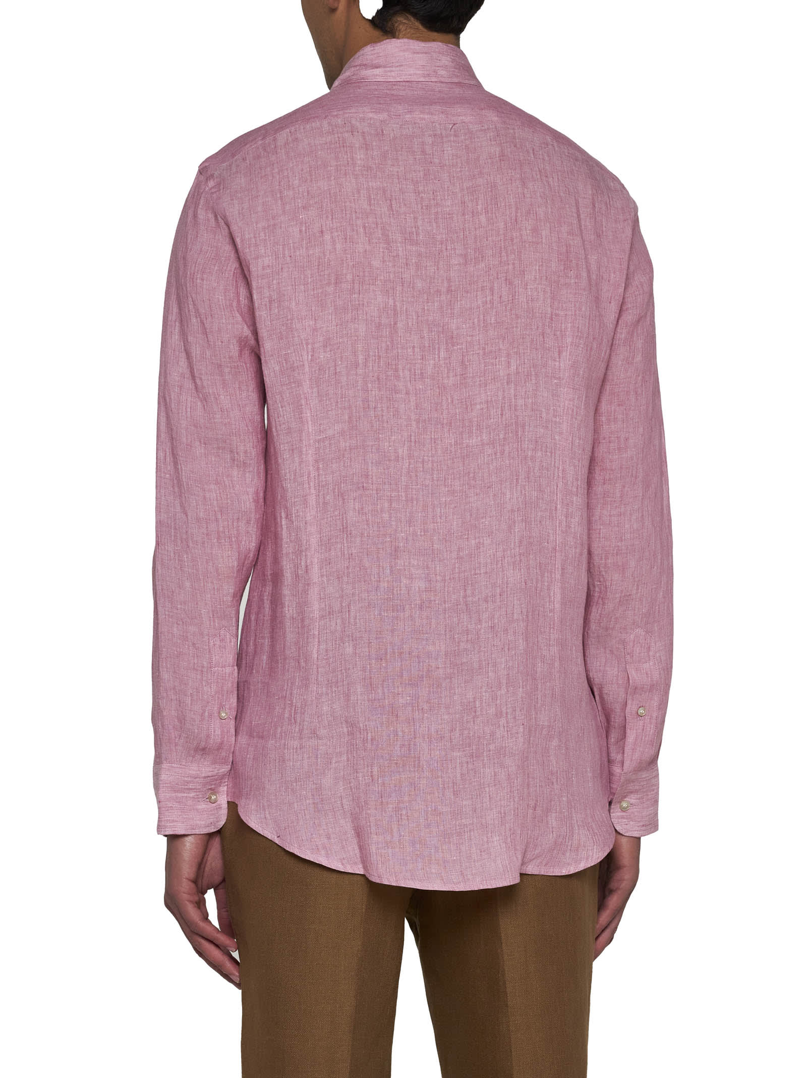 Shop Etro Shirt In Rosa Confetto Scuro