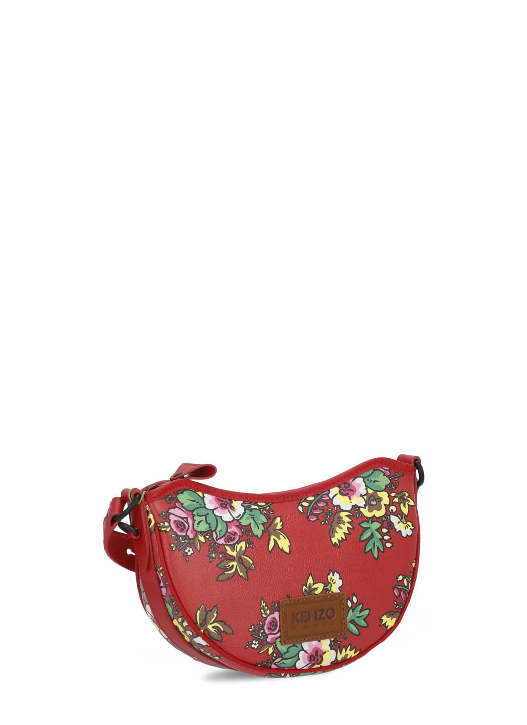 Shop Kenzo Bouquet Pop Shoulder Bag In Medium Red