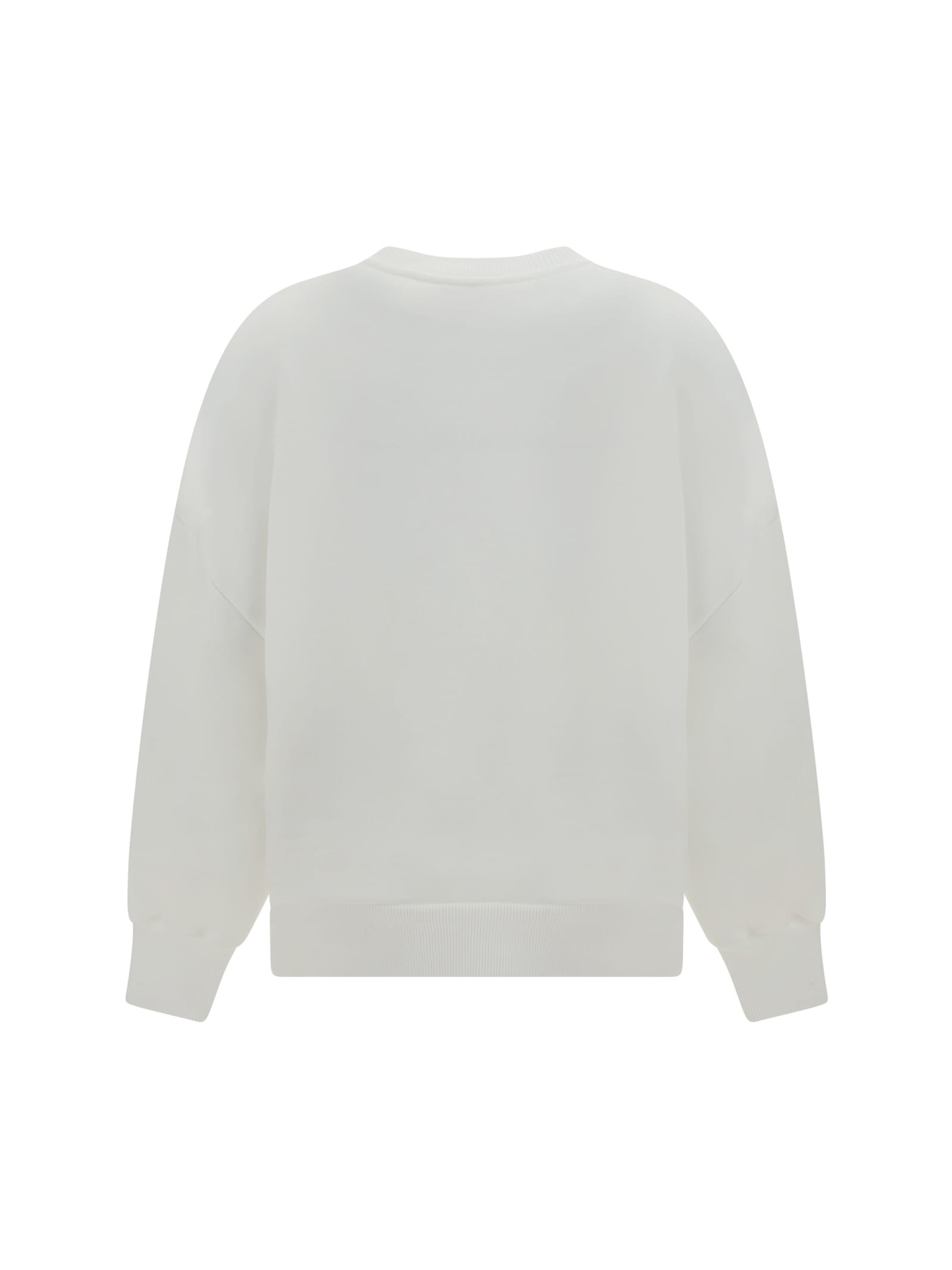 Shop Alexander Mcqueen Sweatshirt In Bianco