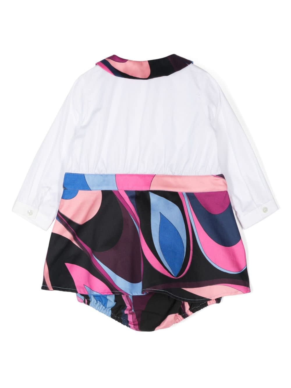 Shop Pucci Abito Con Coulotte In White