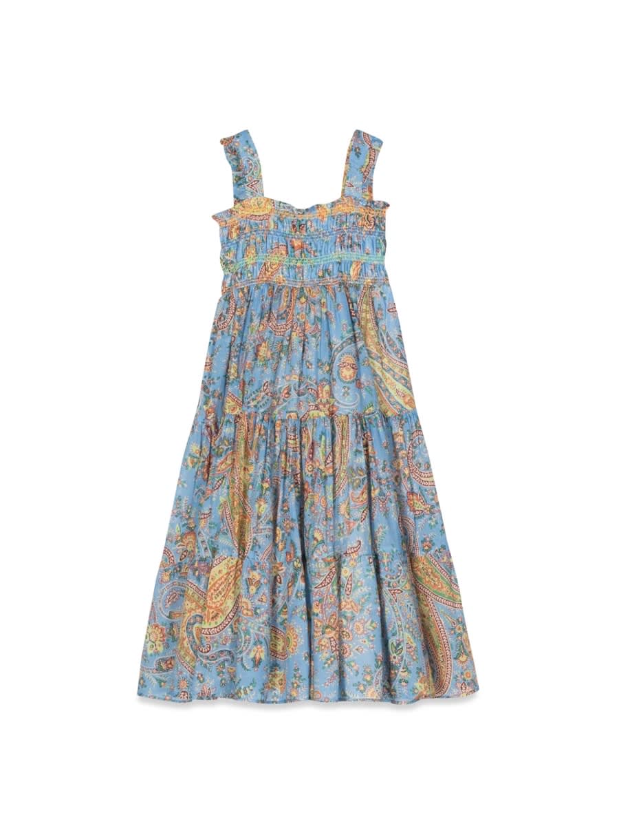 Shop Etro Paisley Dress In Multicolour