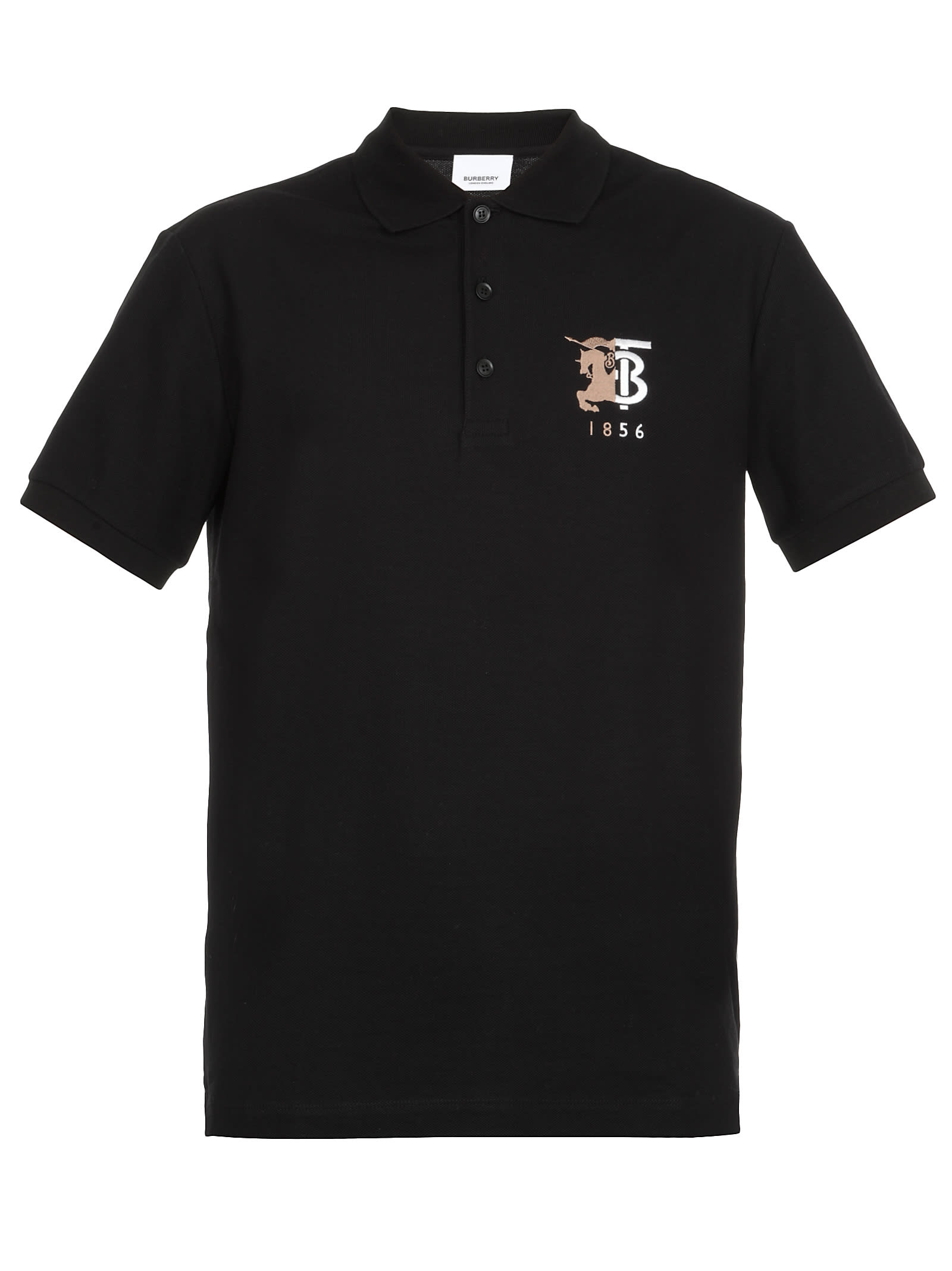Burberry Halford Polo In Black