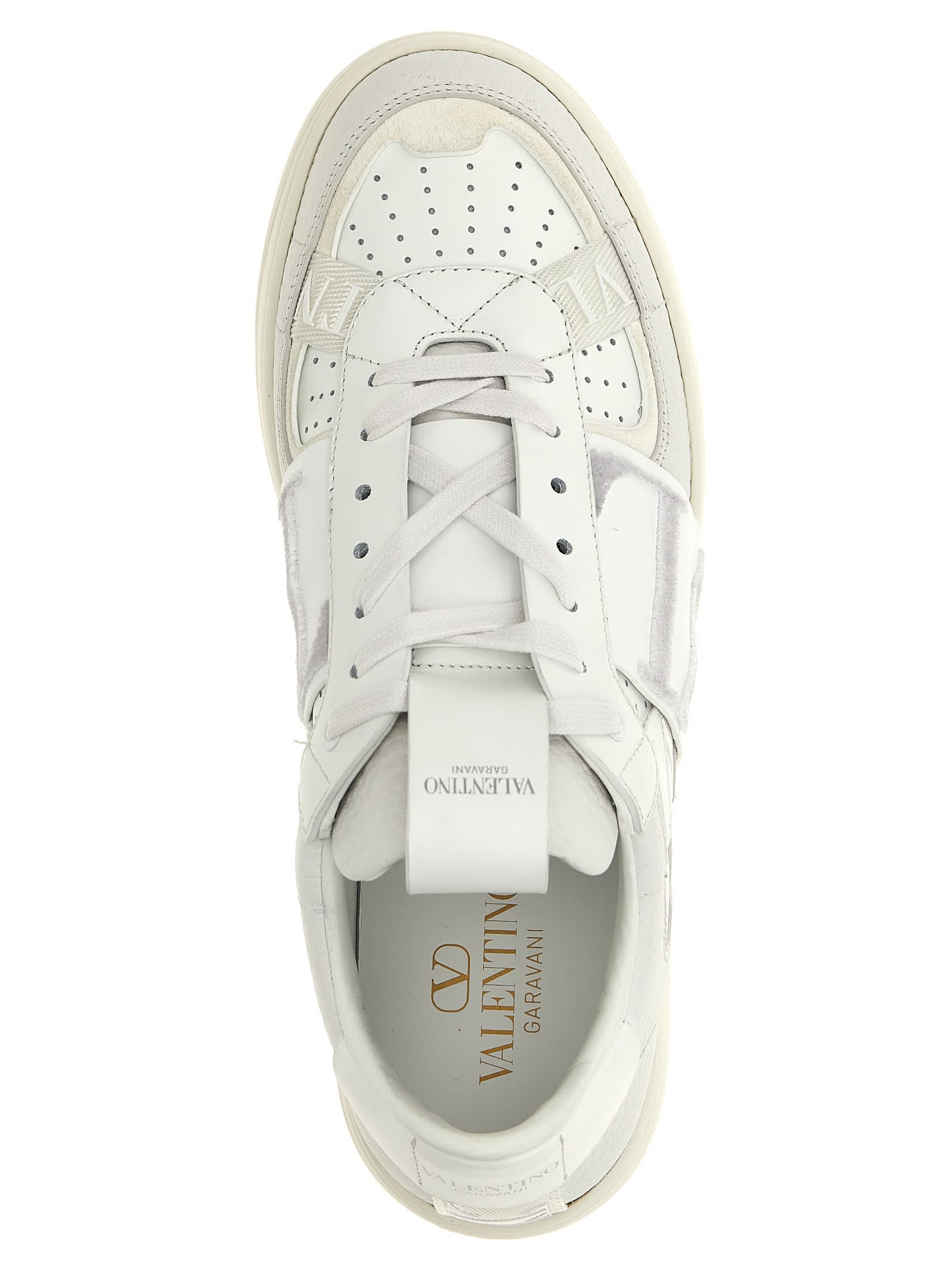 Shop Valentino Vl7n Sneakers In Bianco Bianco Bianco Bianco Iv