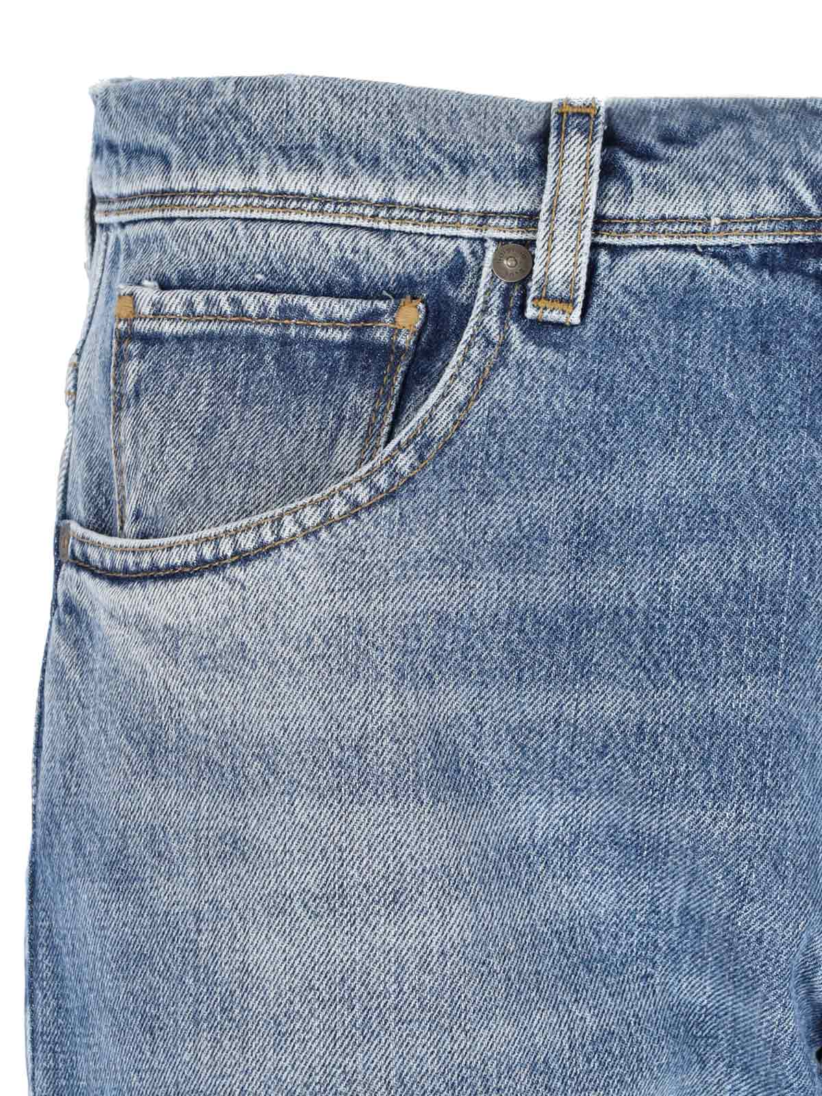 Incotex Straight Leg Five-pocket Trousers With Belt Loops In Blue