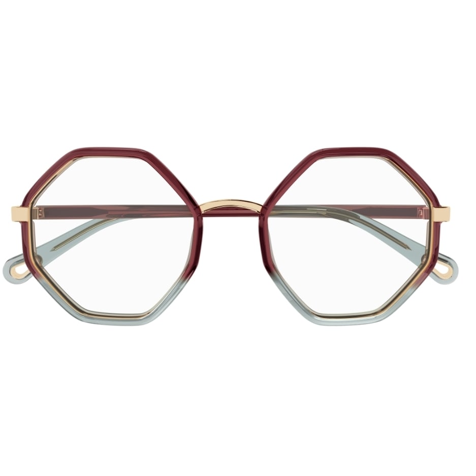 Chloé Ch0132o 008 Glasses In Brown And Green