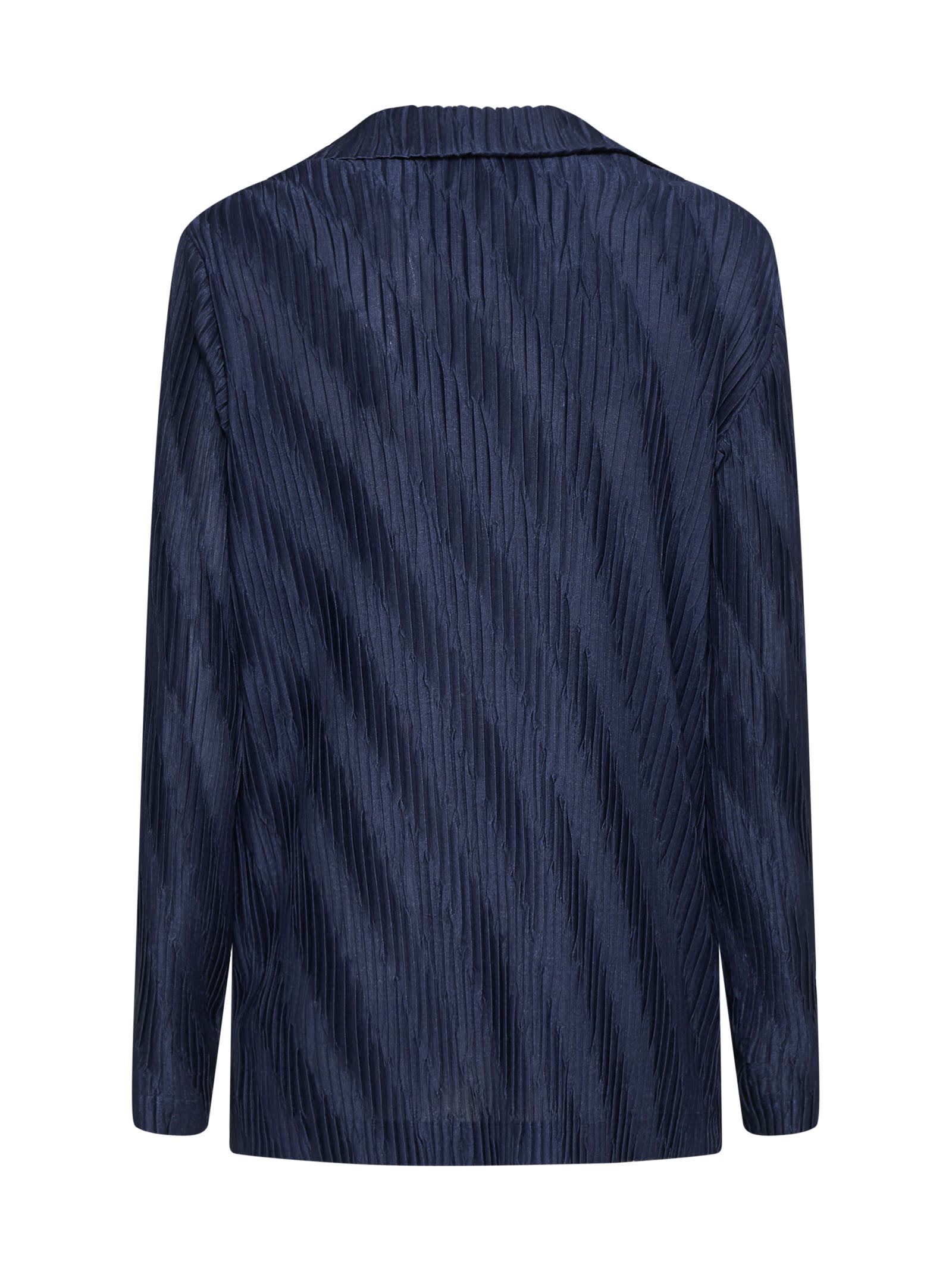 Shop Giorgio Armani Blazer In Ubul Blue