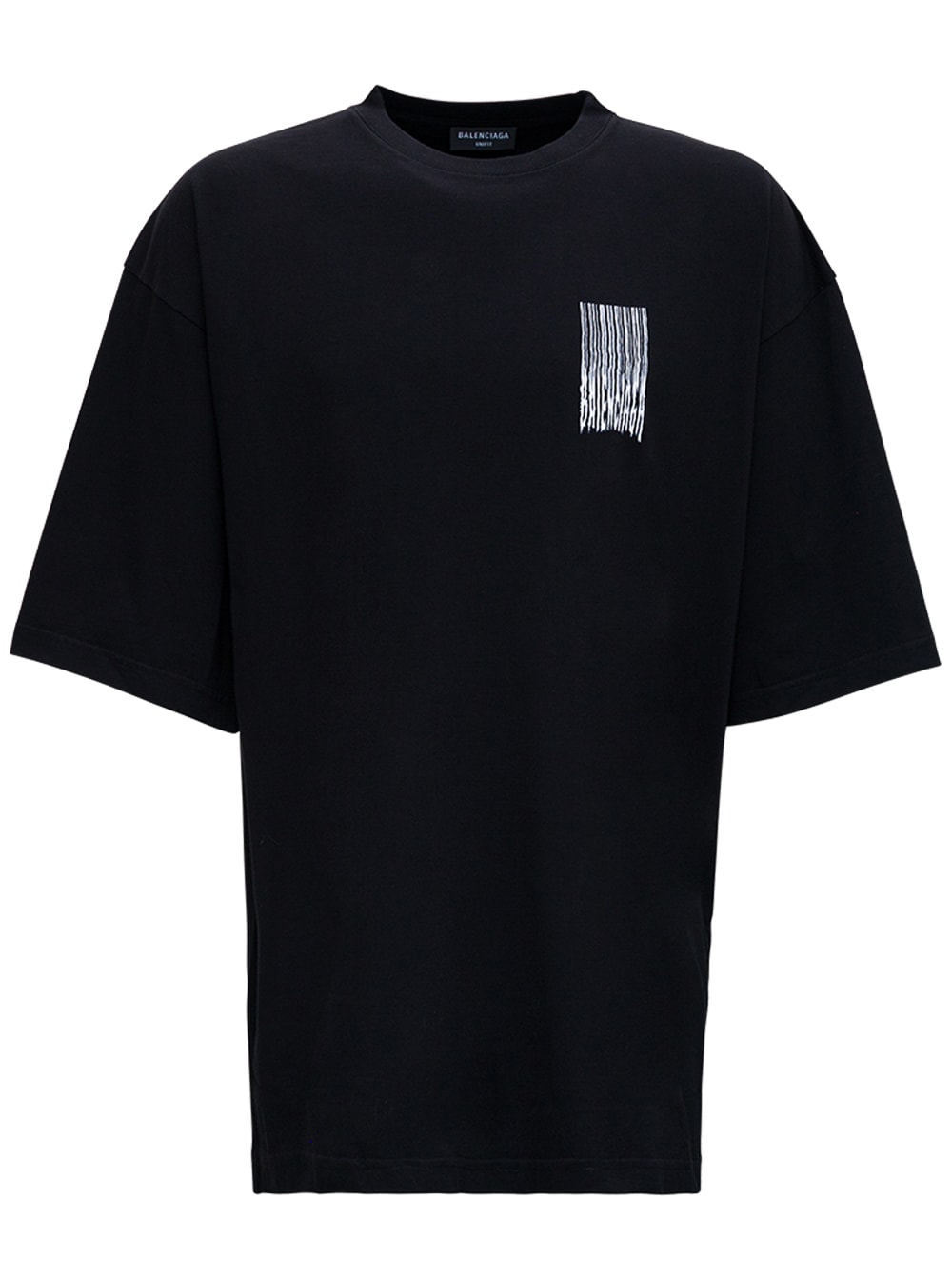 Balenciaga Cotton Oversize Barcode T-shirt