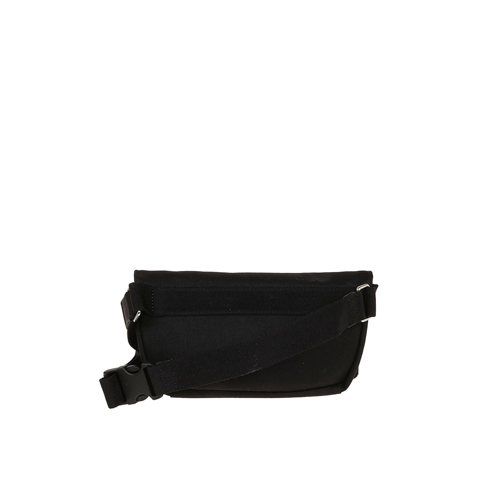 Shop Valentino Garavani Nylon Logo Bag In Black
