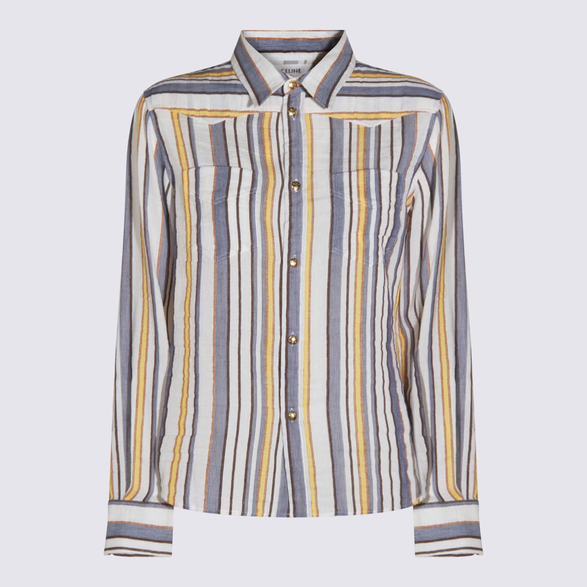 Celine Colorful Shirt In Multi