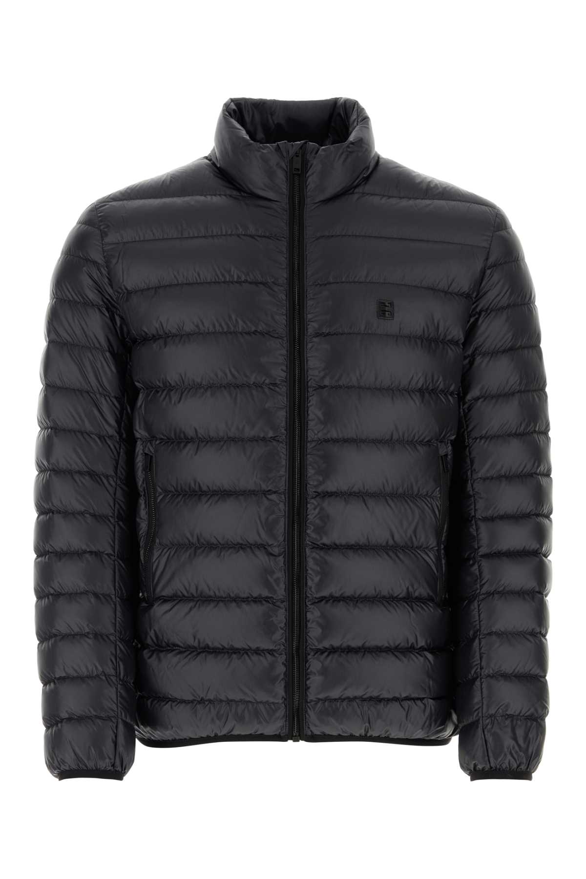 Shop Givenchy Black Nylon Down Jacket