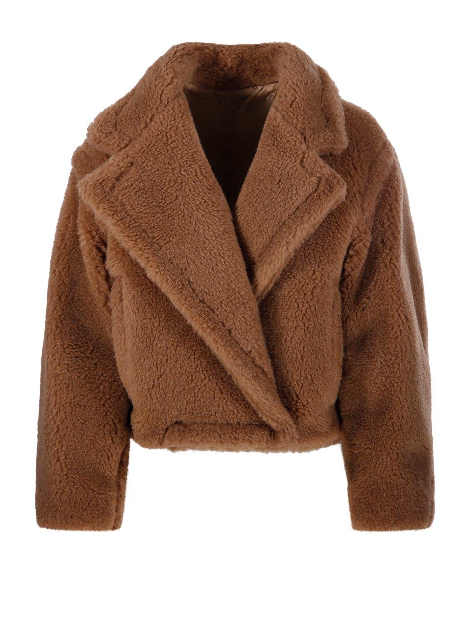 Collared Long-sleeved Teddy Coat