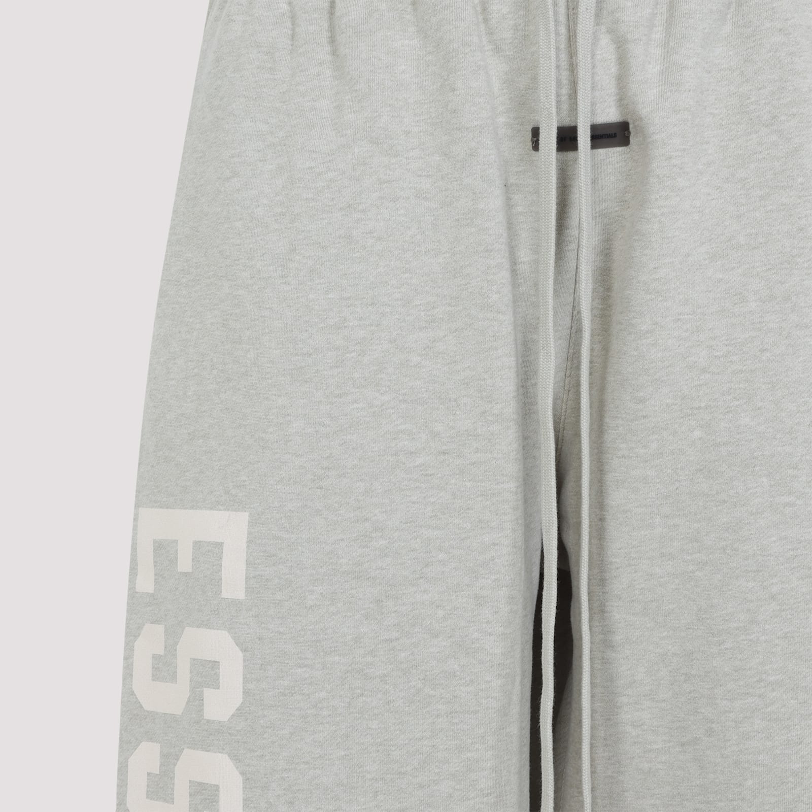 Fear Of God Heather Stone Grey Cotton Lounge Fleece Sweatpants In Gray