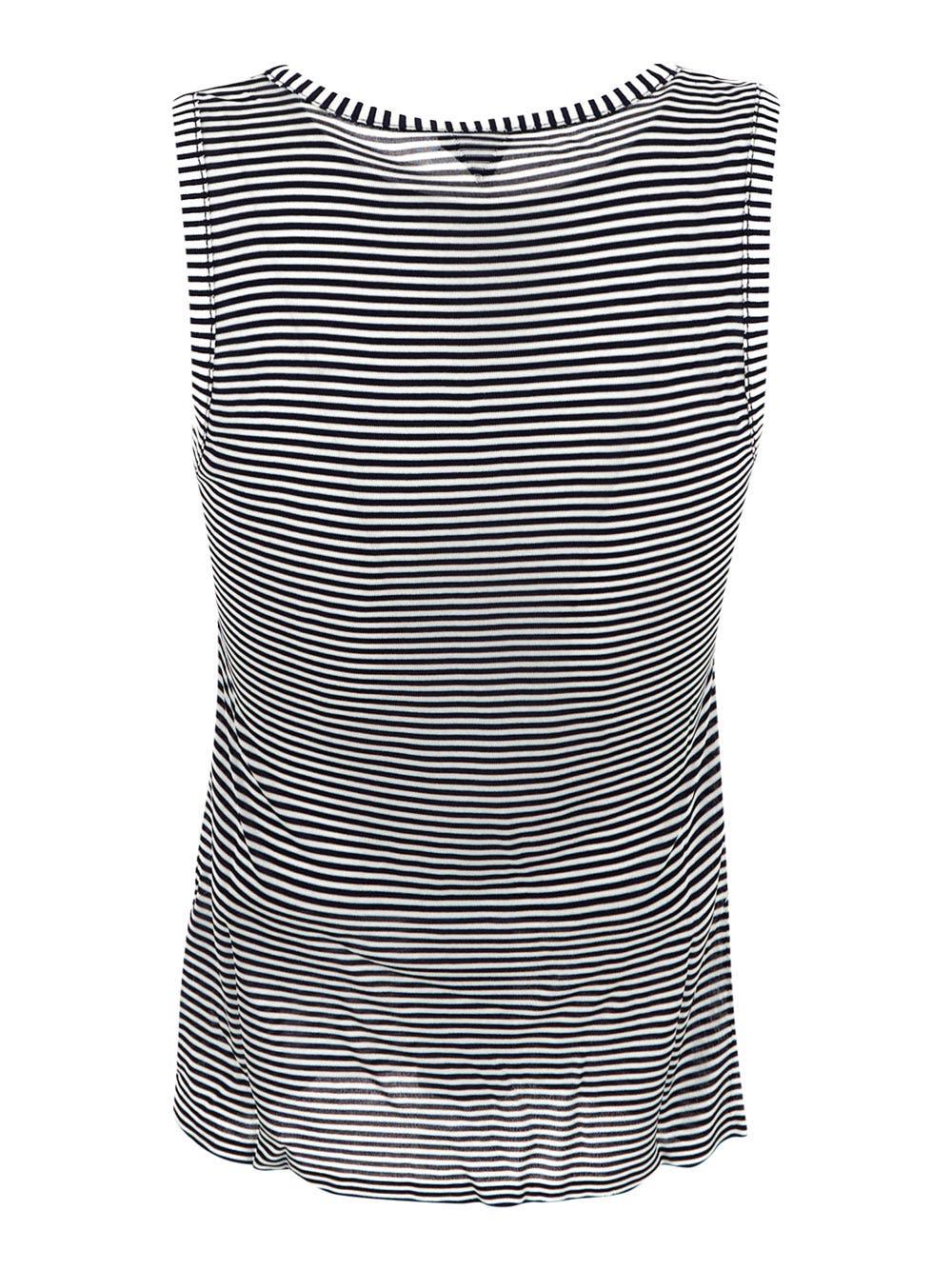 Shop Bottega Veneta Fluid Viscose Stripe Top