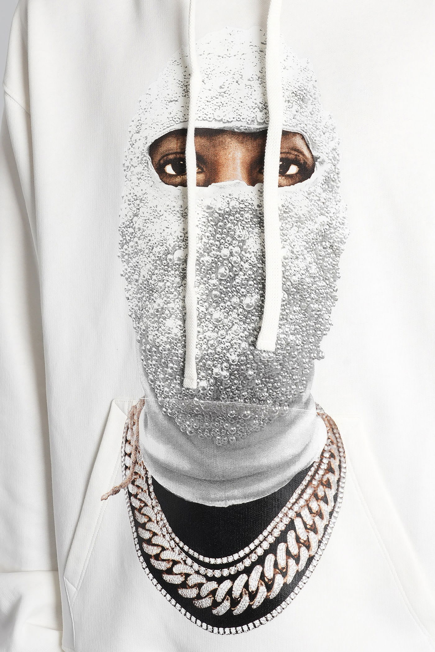 Ih Nom Uh Nit Graphic-print Hoodie In White
