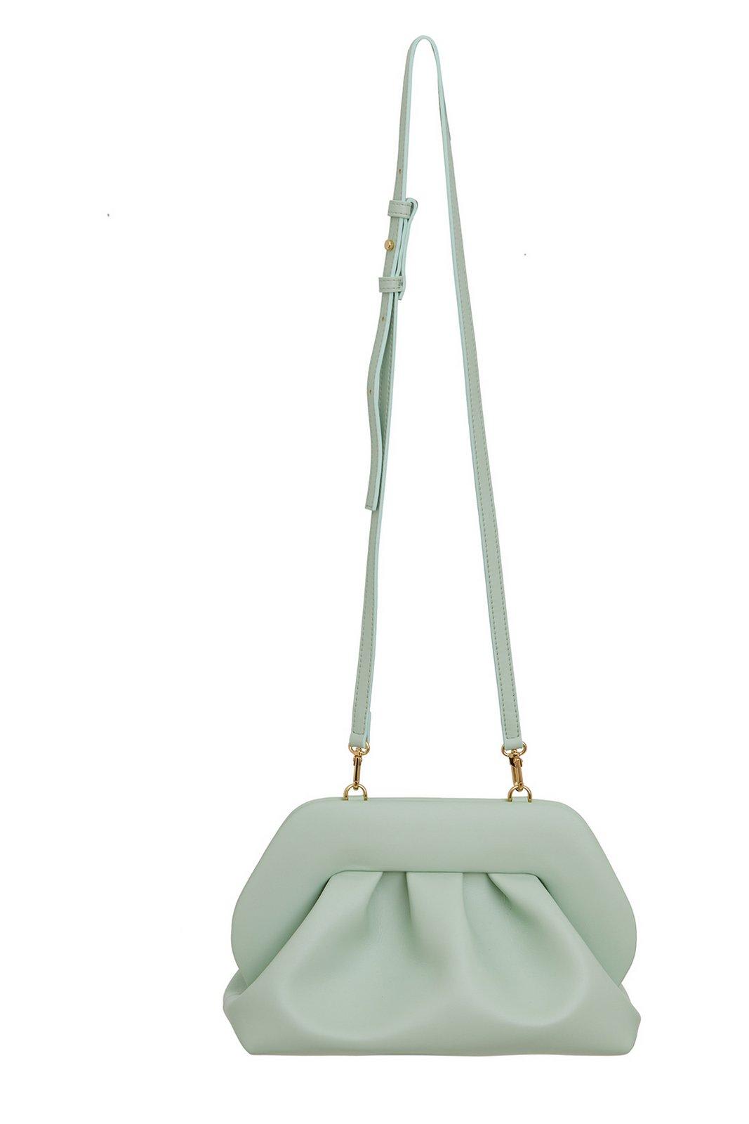 Themoirè Tia Strapped Clutch Bag In Glacier